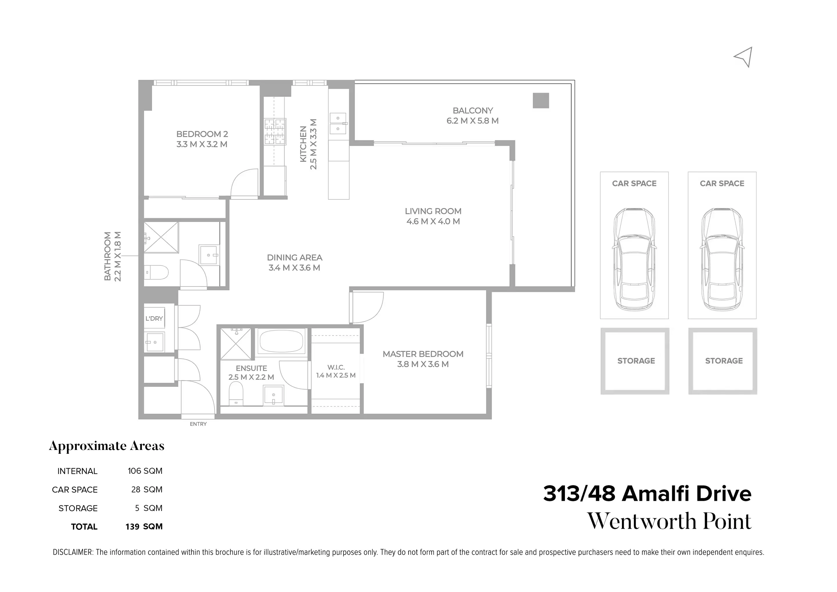 313/48 Amalfi Drive, Wentworth Point For Sale by Chidiac Realty - floorplan