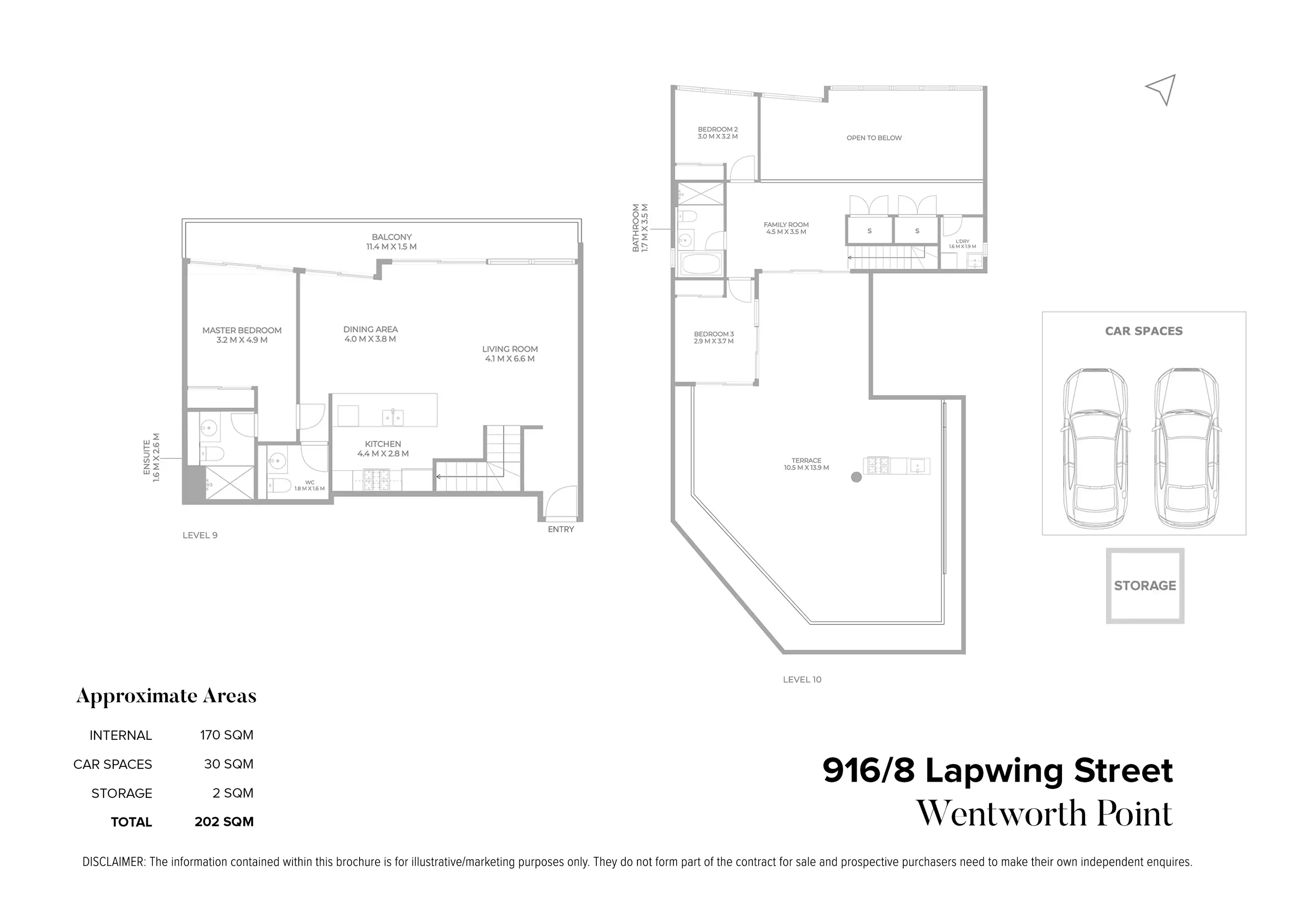 916/8 Lapwing Street, Wentworth Point For Sale by Chidiac Realty - floorplan