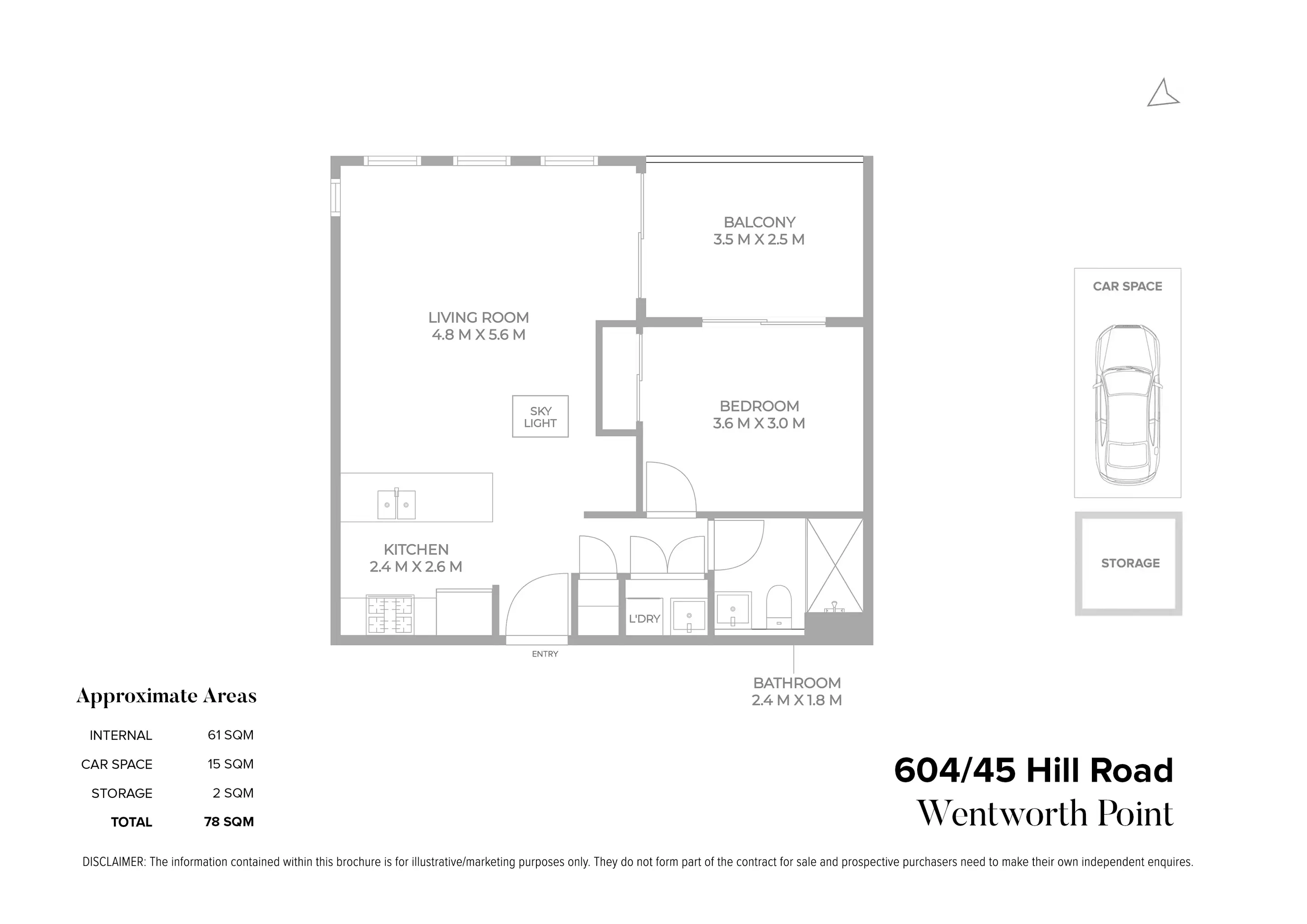 604/45 Hill Road, Wentworth Point Sold by Chidiac Realty - floorplan