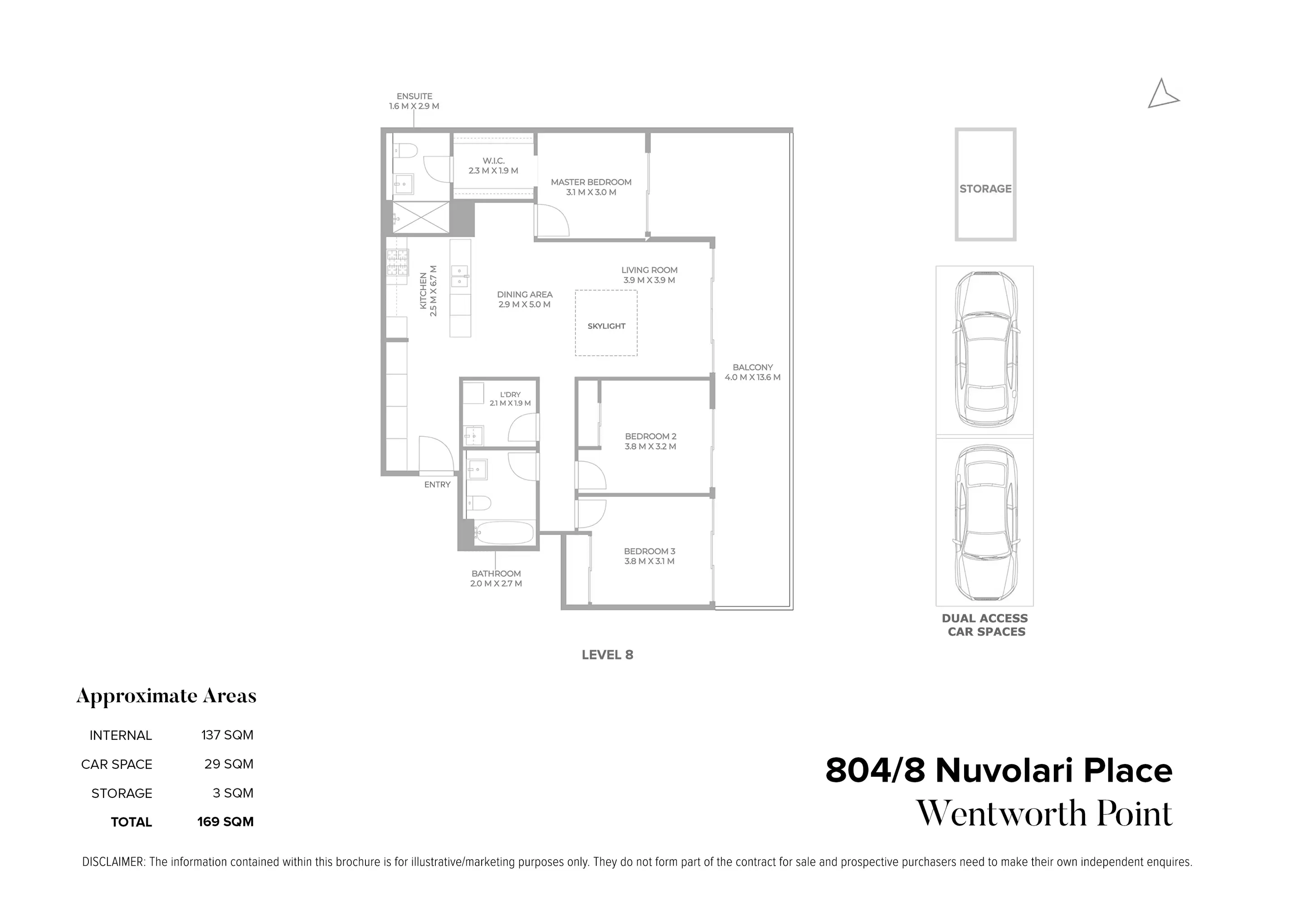 804/8 Nuvolari Place, Wentworth Point For Sale by Chidiac Realty - floorplan