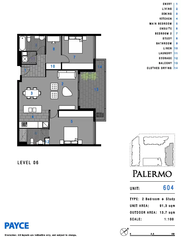 604/4 Nuvolari Place, Wentworth Point Leased by Chidiac Realty - floorplan