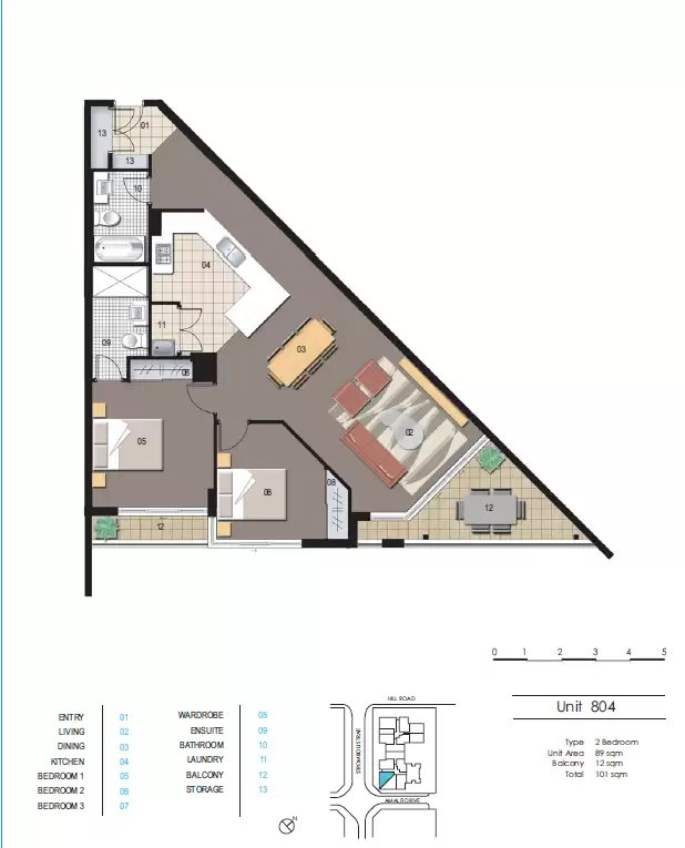 804/1 Stromboli Strait, Wentworth Point Leased by Chidiac Realty - floorplan