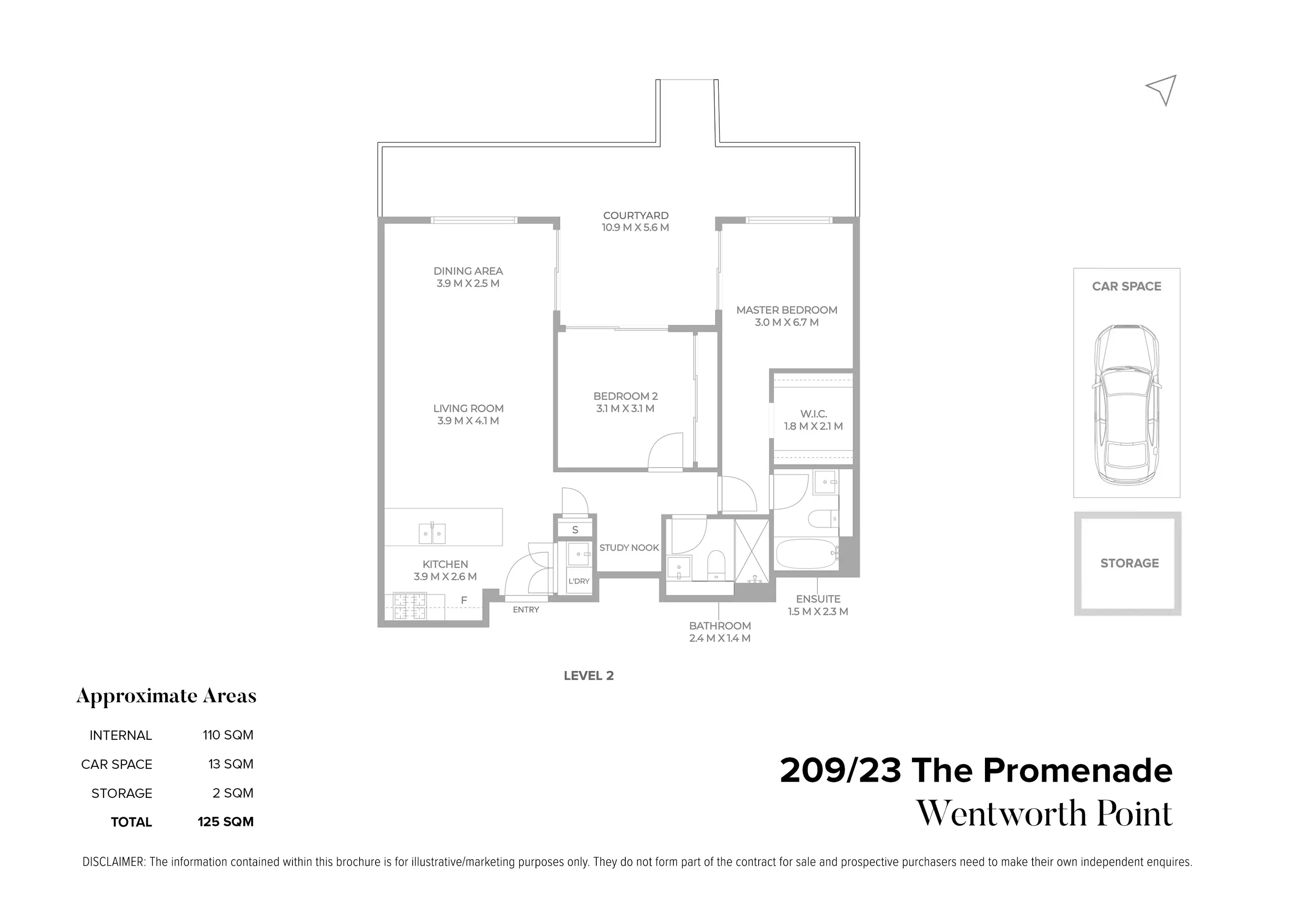 209/23 The Promenade, Wentworth Point For Sale by Chidiac Realty - floorplan