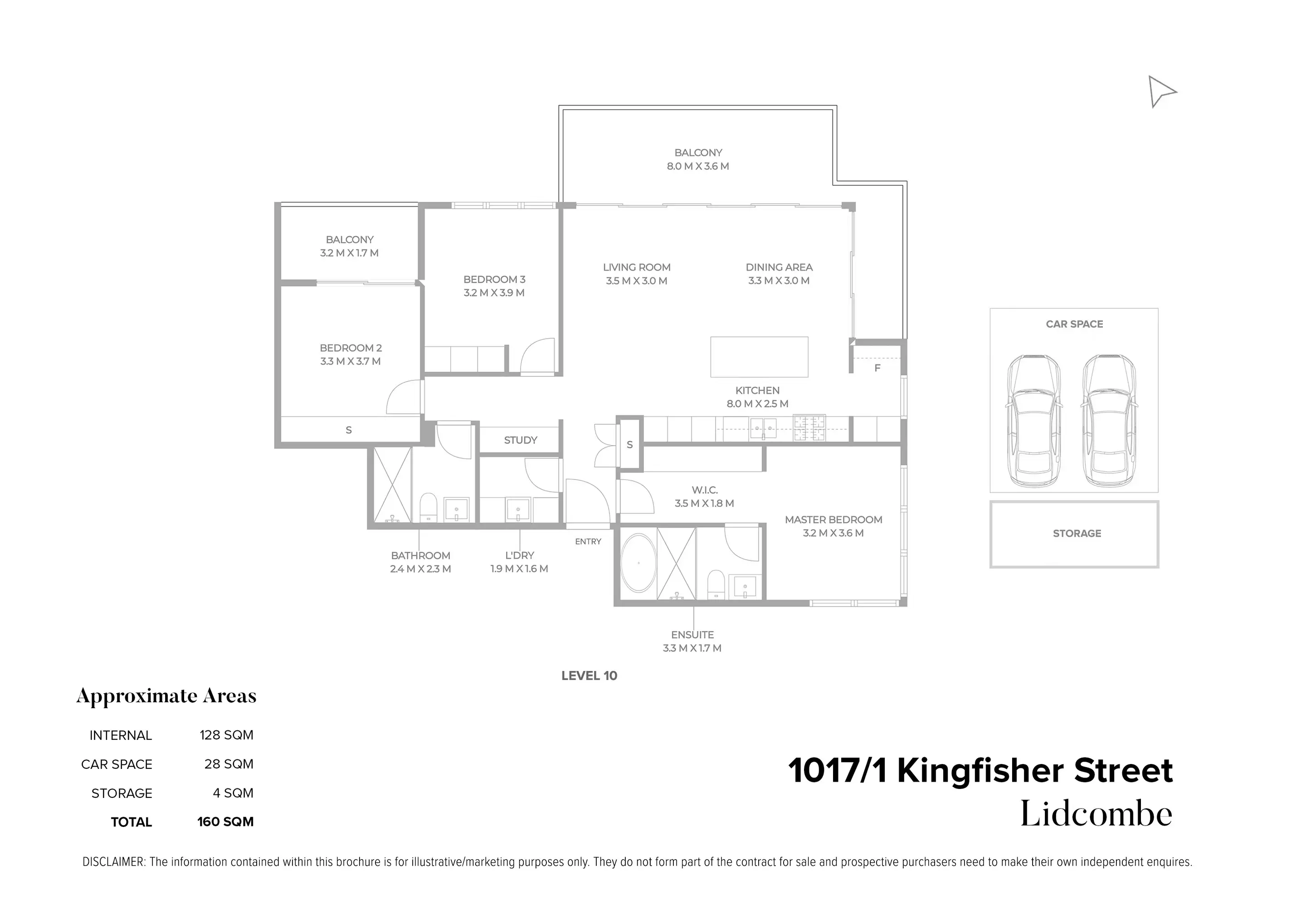 1017/1 Kingfisher Street, Lidcombe For Sale by Chidiac Realty - floorplan