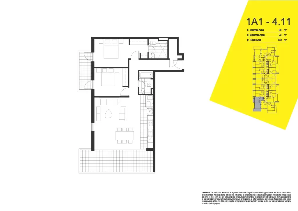 65/50 Walker Street, Rhodes For Lease by Chidiac Realty - floorplan