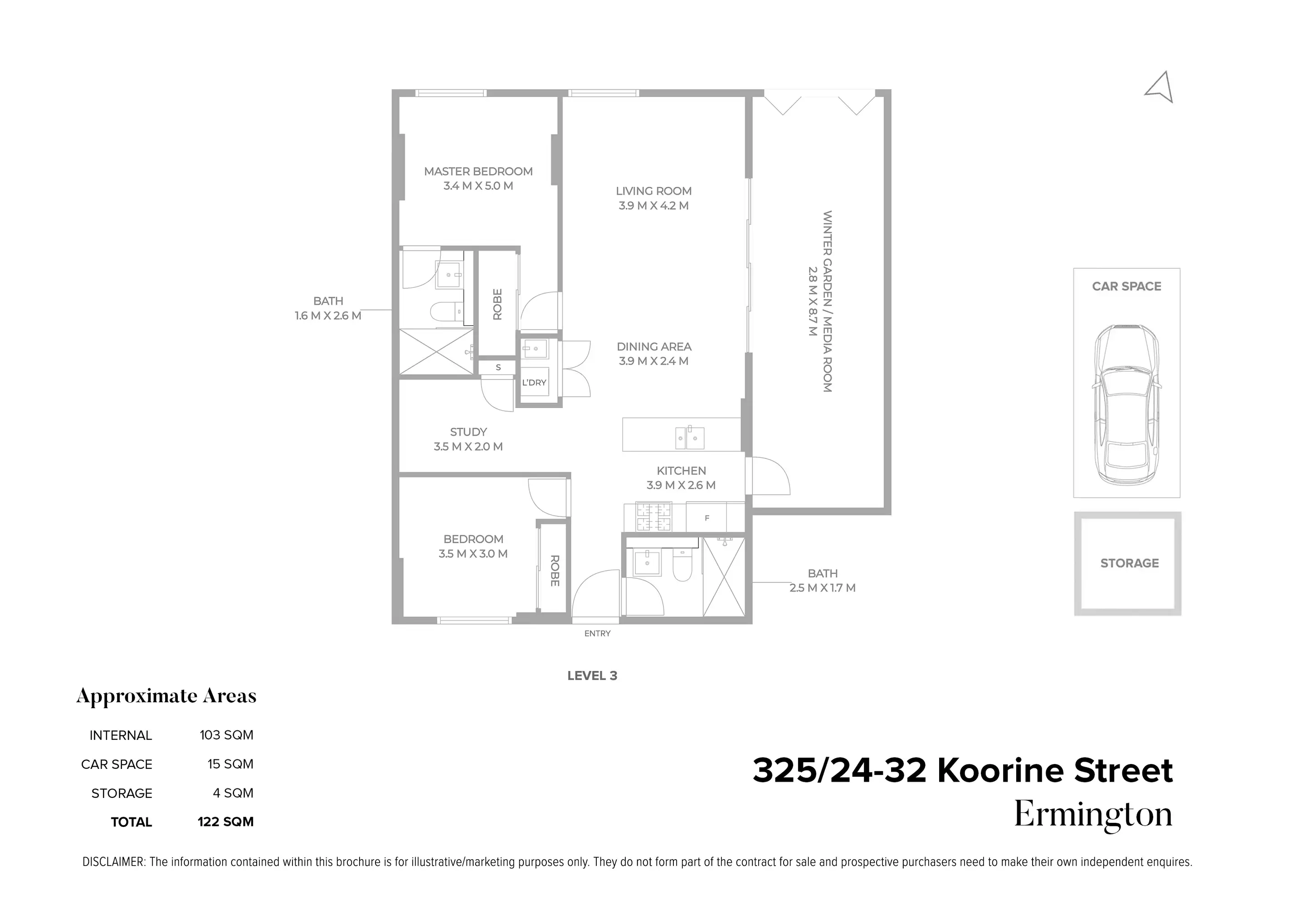 325/24-32 Koorine Street, Ermington For Sale by Chidiac Realty - floorplan