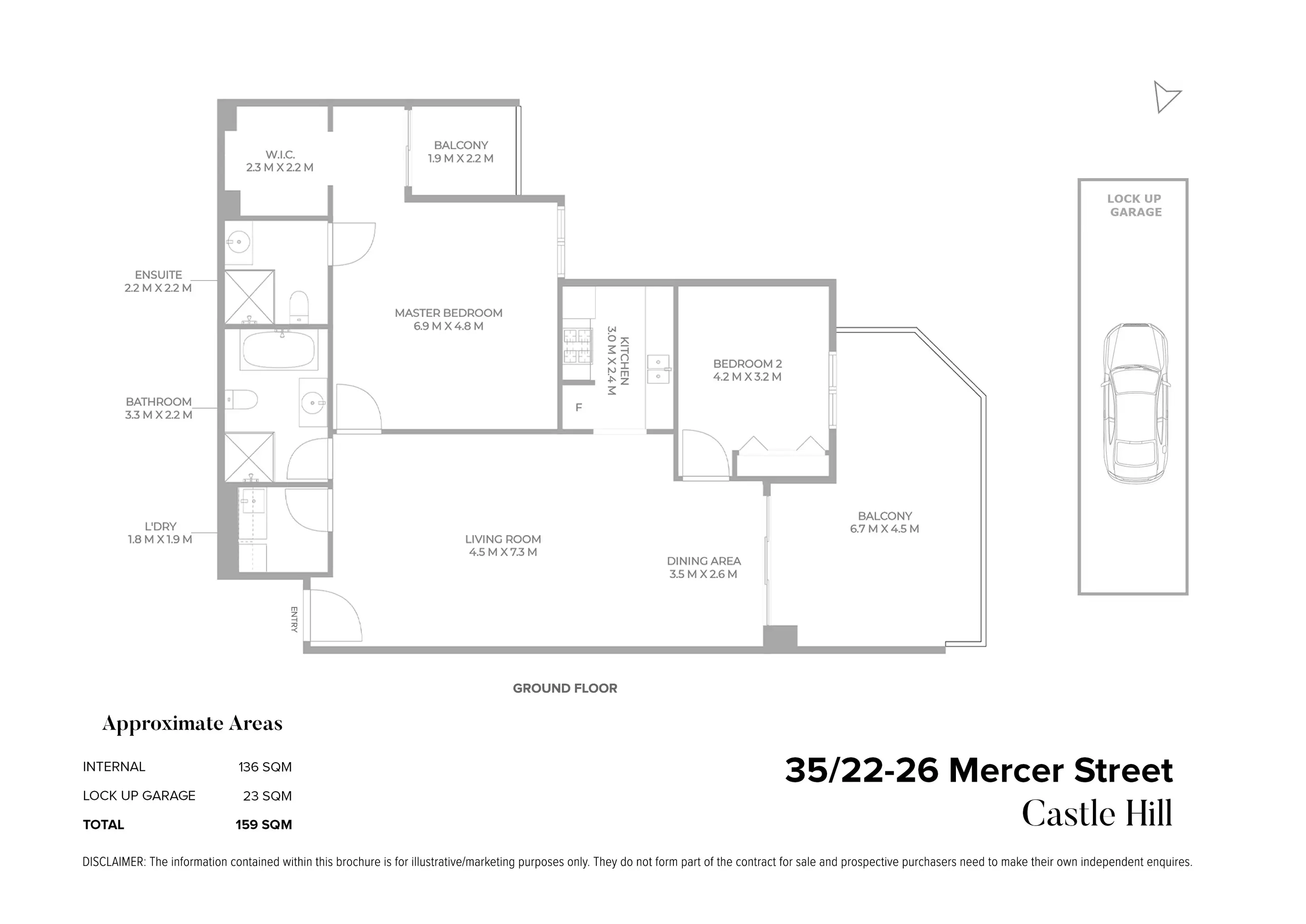35/22-26 Mercer Street, Castle Hill Sold by Chidiac Realty - floorplan