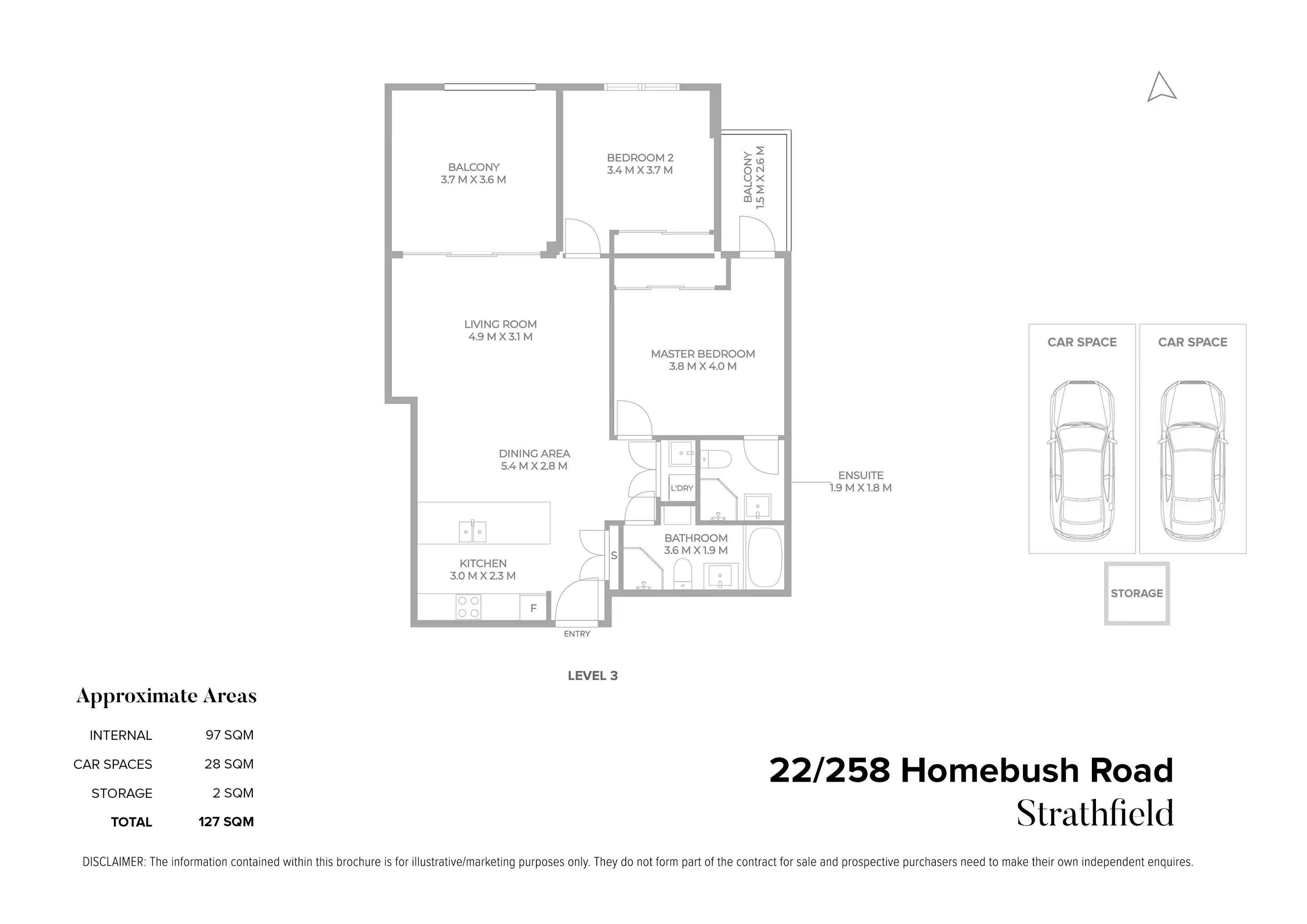 22/258 Homebush Road, Strathfield For Sale by Chidiac Realty - floorplan