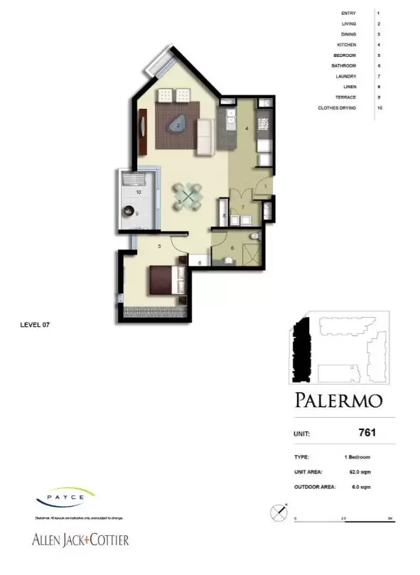 761/3 Baywater Drive, Wentworth Point For Lease by Chidiac Realty - floorplan