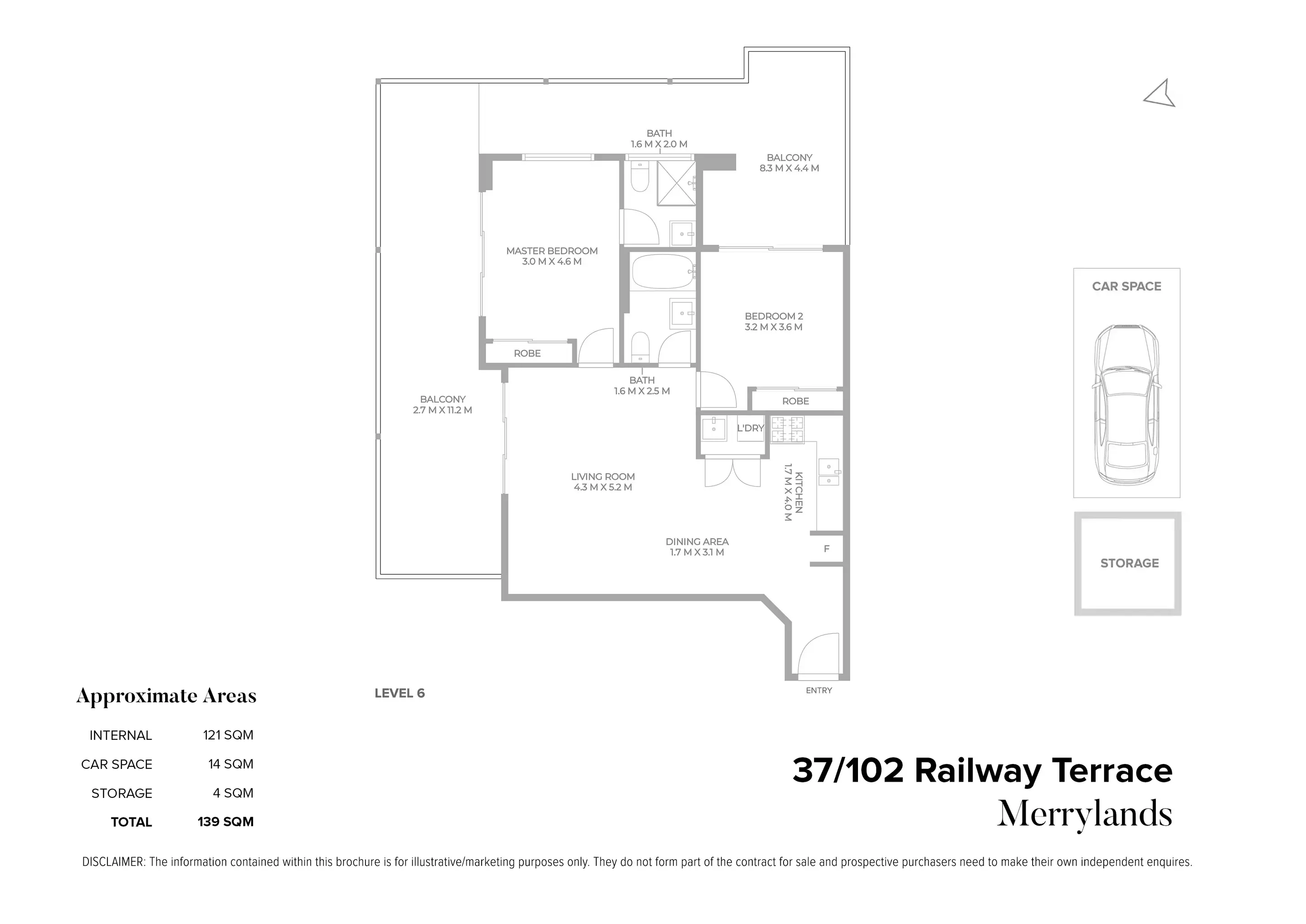 37/104 Railway Terrace, Merrylands Sold by Chidiac Realty - floorplan