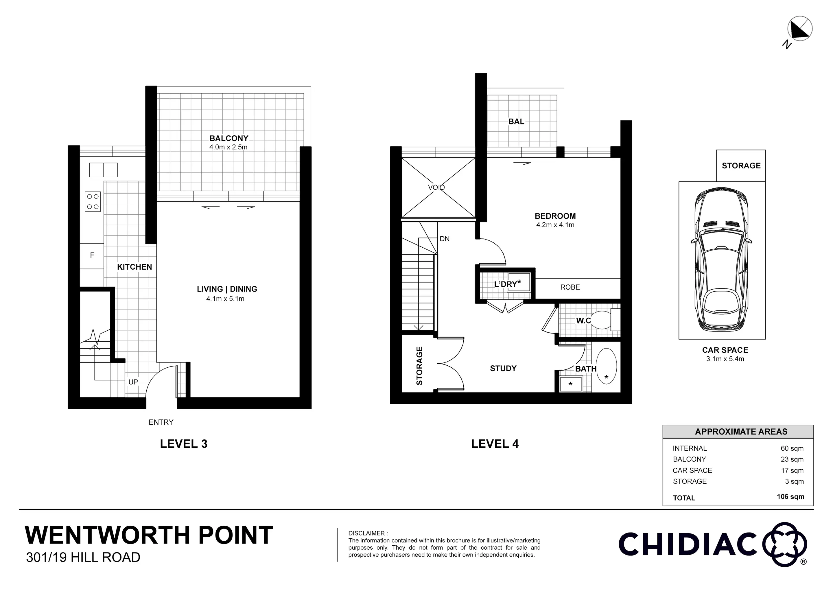 301/19 Hill Road, Wentworth Point Leased by Chidiac Realty - floorplan