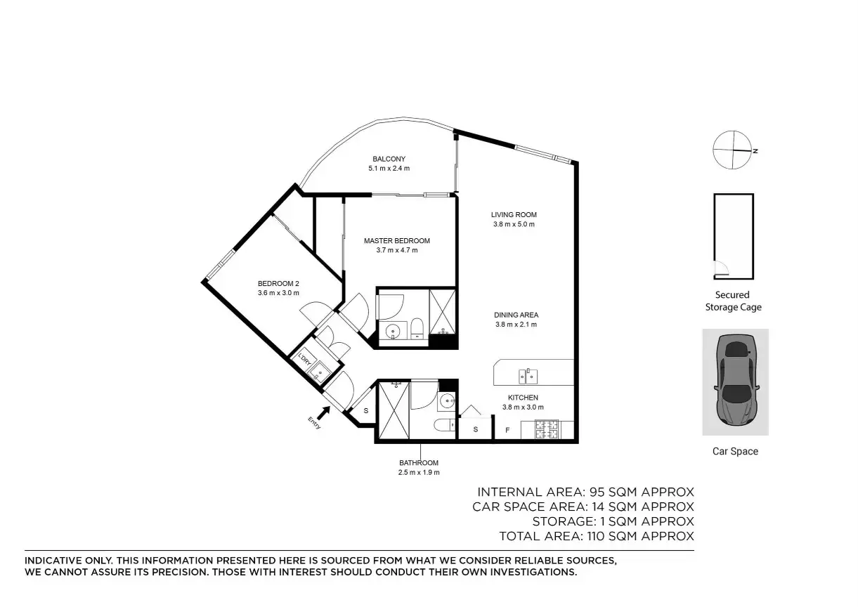 702/14 Hill Road, Wentworth Point Leased by Chidiac Realty - floorplan