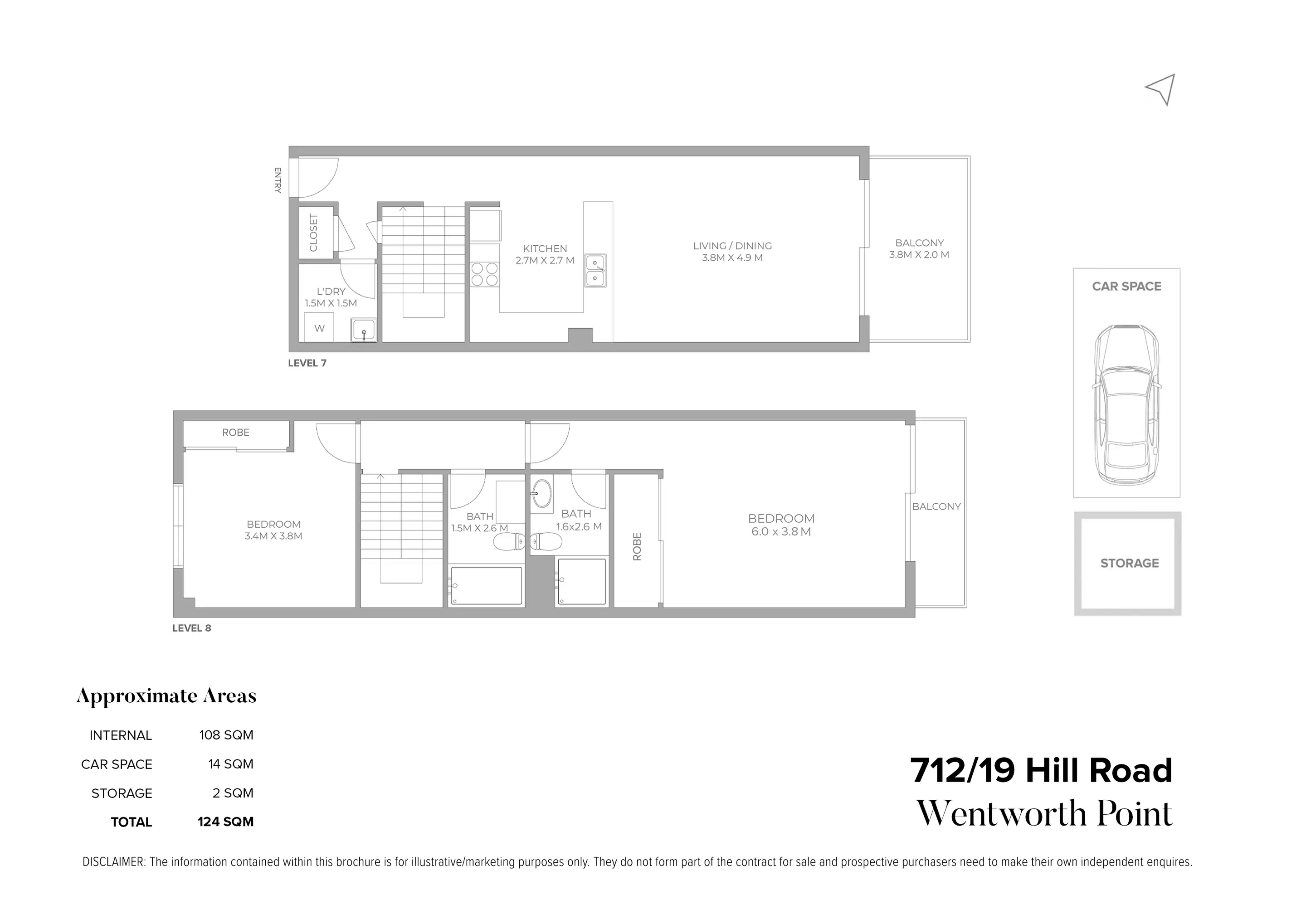 712/19 Hill Road, Wentworth Point For Sale by Chidiac Realty - floorplan