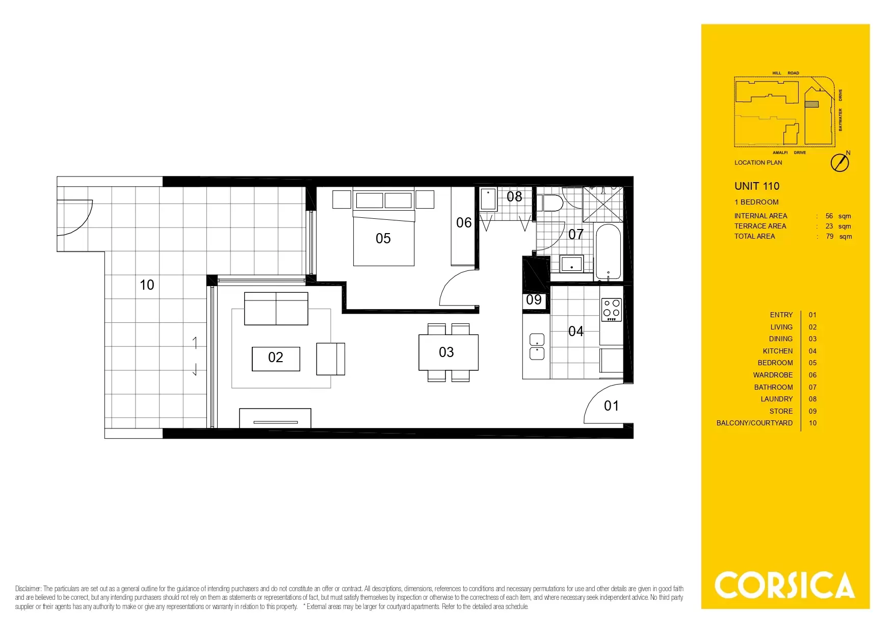 110/4 Baywater Drive, Wentworth Point For Lease by Chidiac Realty - floorplan