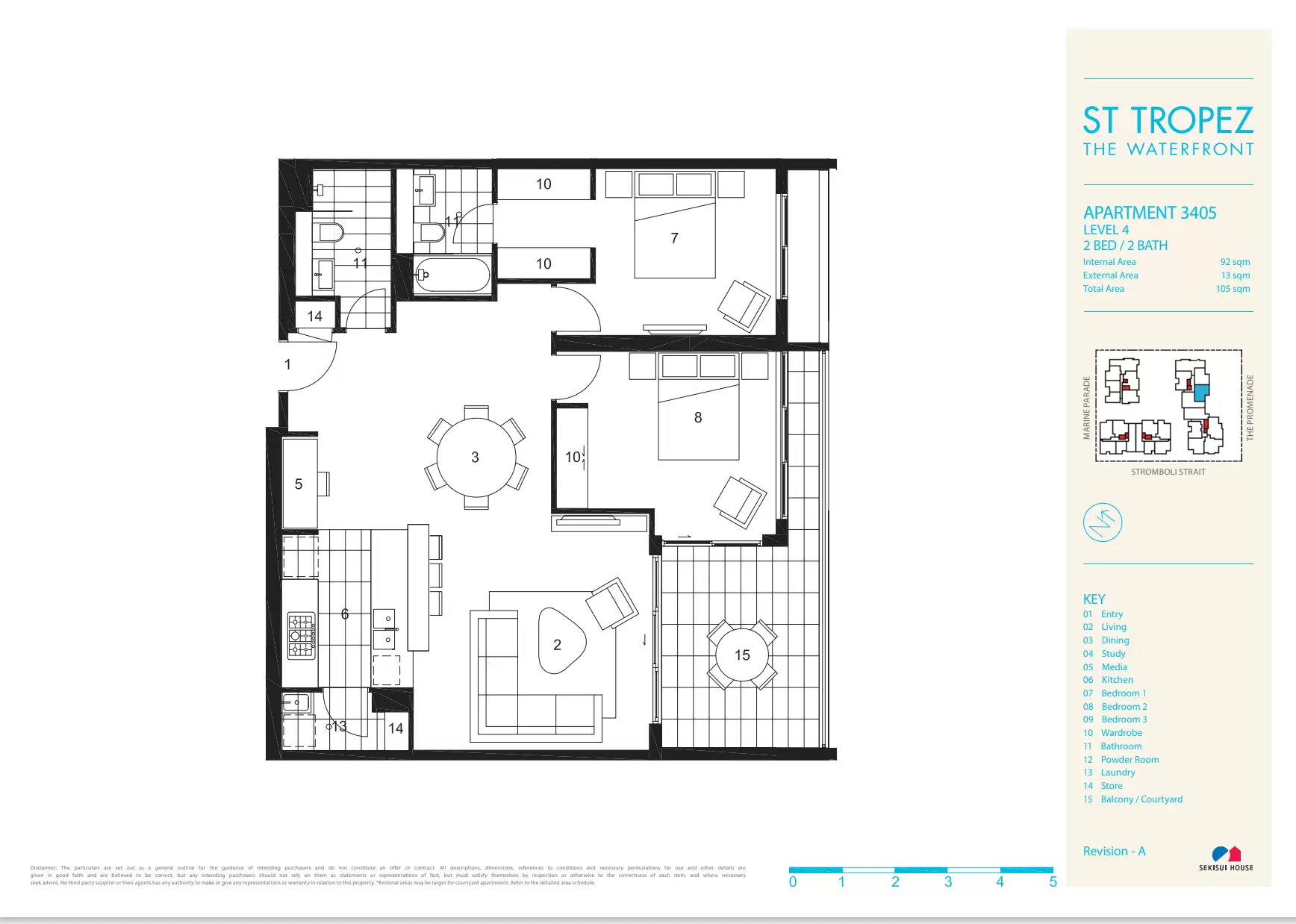 405/31 The Promenade, Wentworth Point For Lease by Chidiac Realty - floorplan