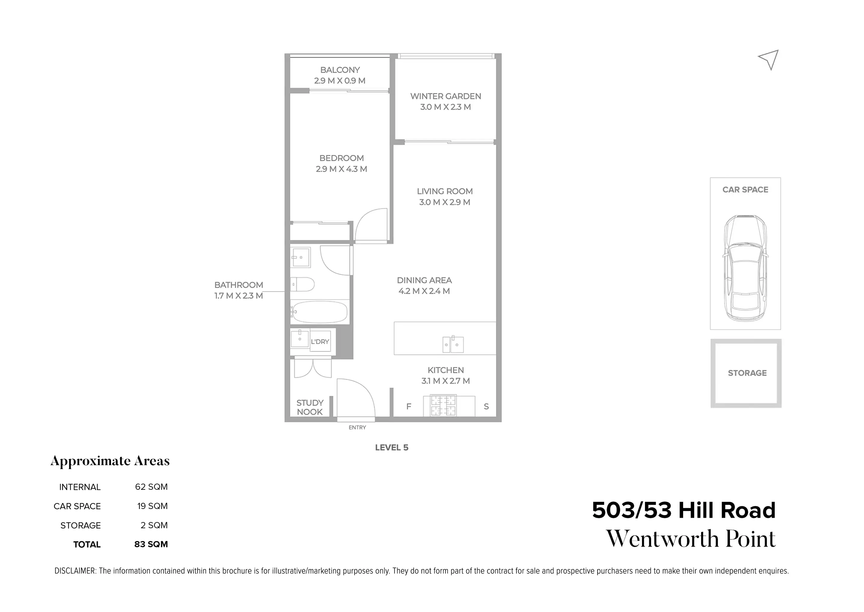 503/53 Hill Road, Wentworth Point For Sale by Chidiac Realty - floorplan