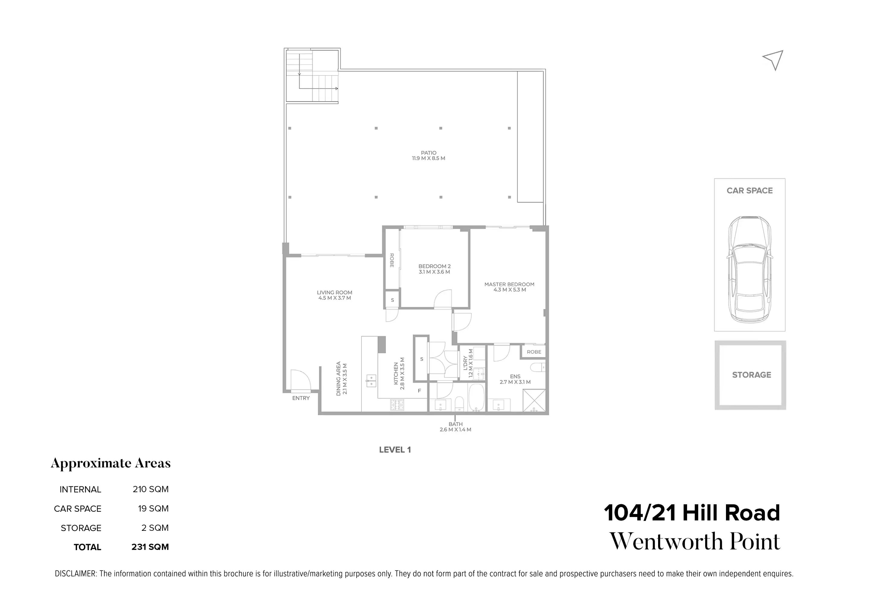 104/21 Hill Road, Wentworth Point For Sale by Chidiac Realty - floorplan