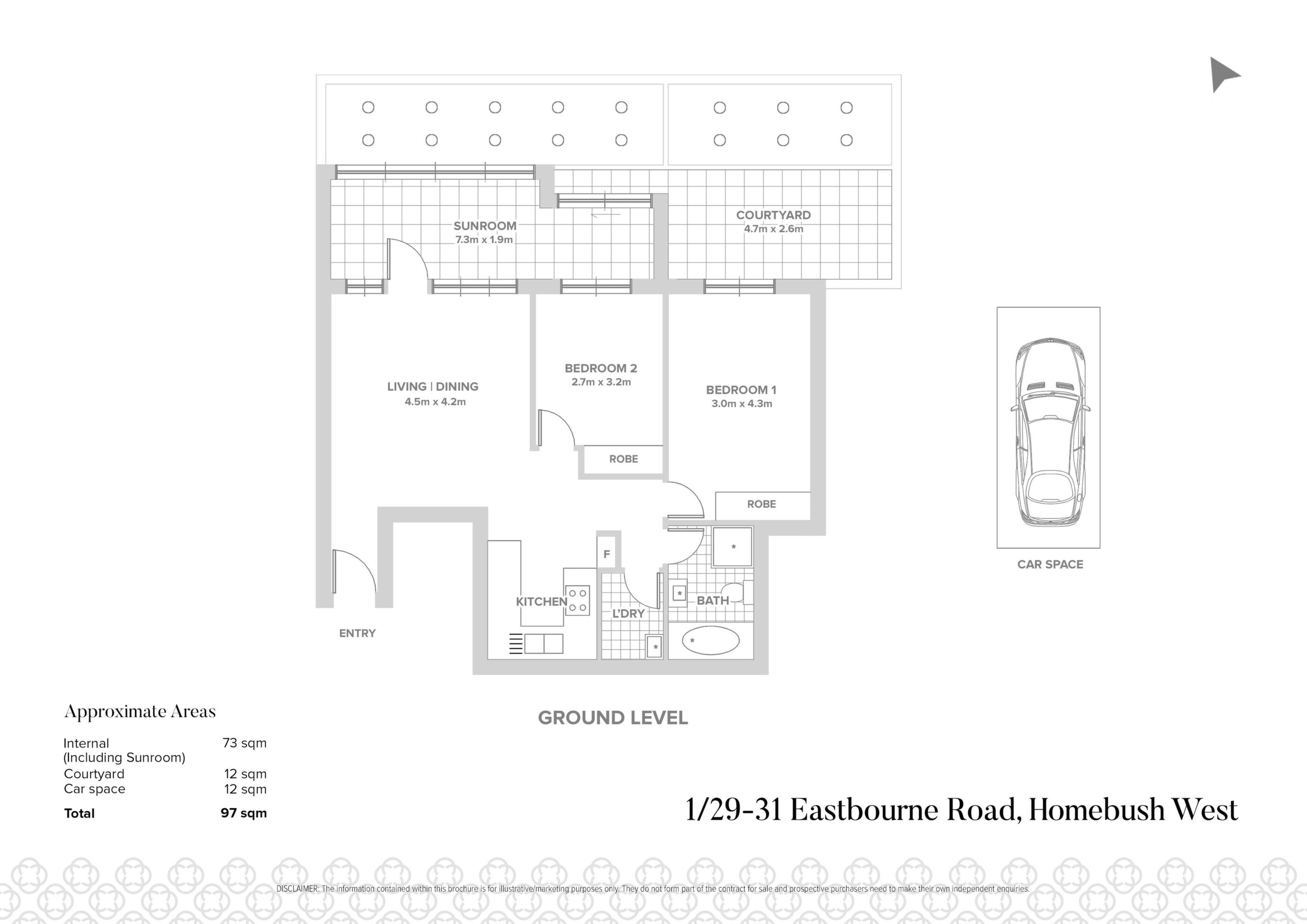 1/29-31 Eastbourne Road, Homebush West Sold by Chidiac Realty - floorplan