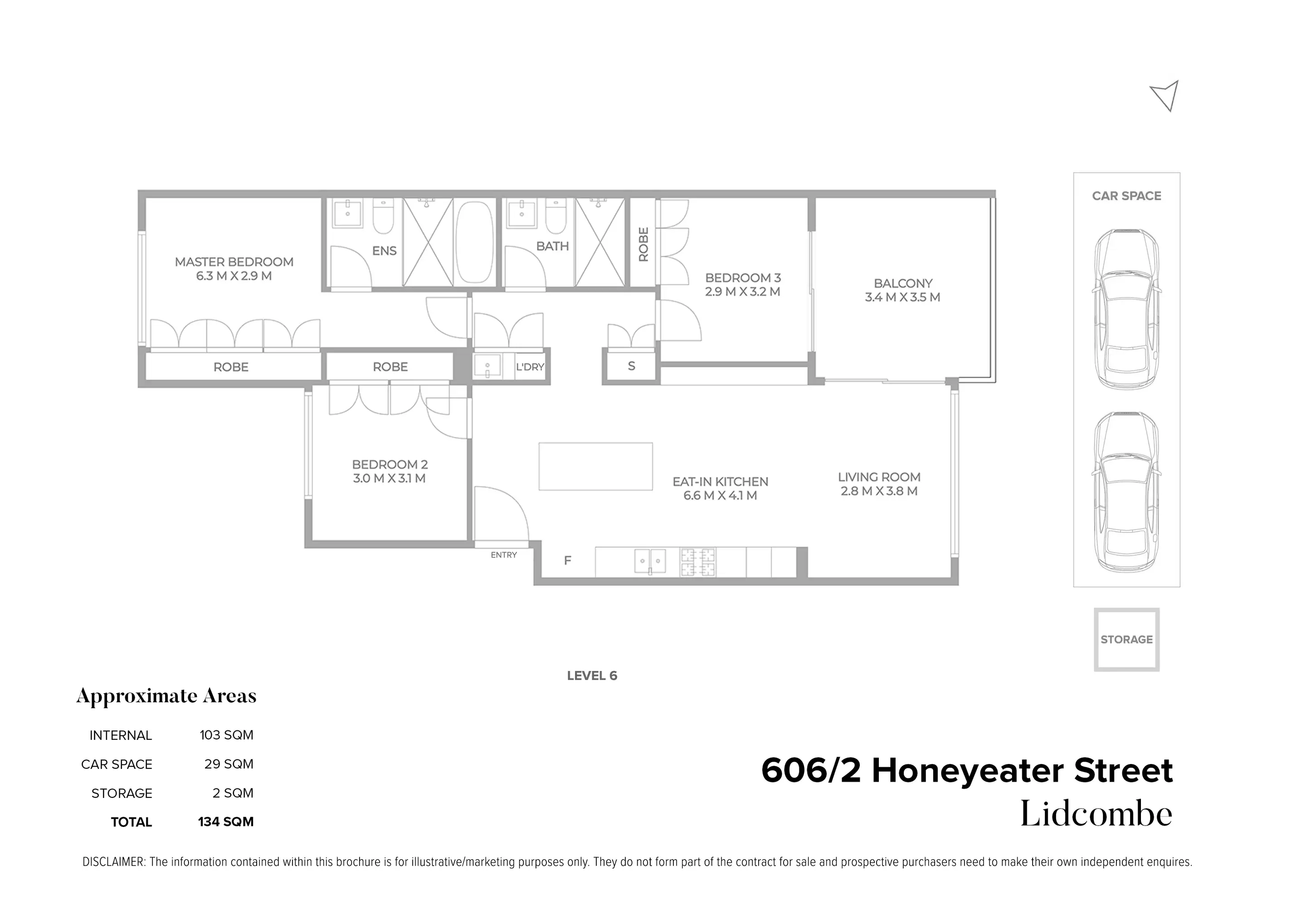 606/2 Honeyeater Street, Lidcombe Sold by Chidiac Realty - floorplan