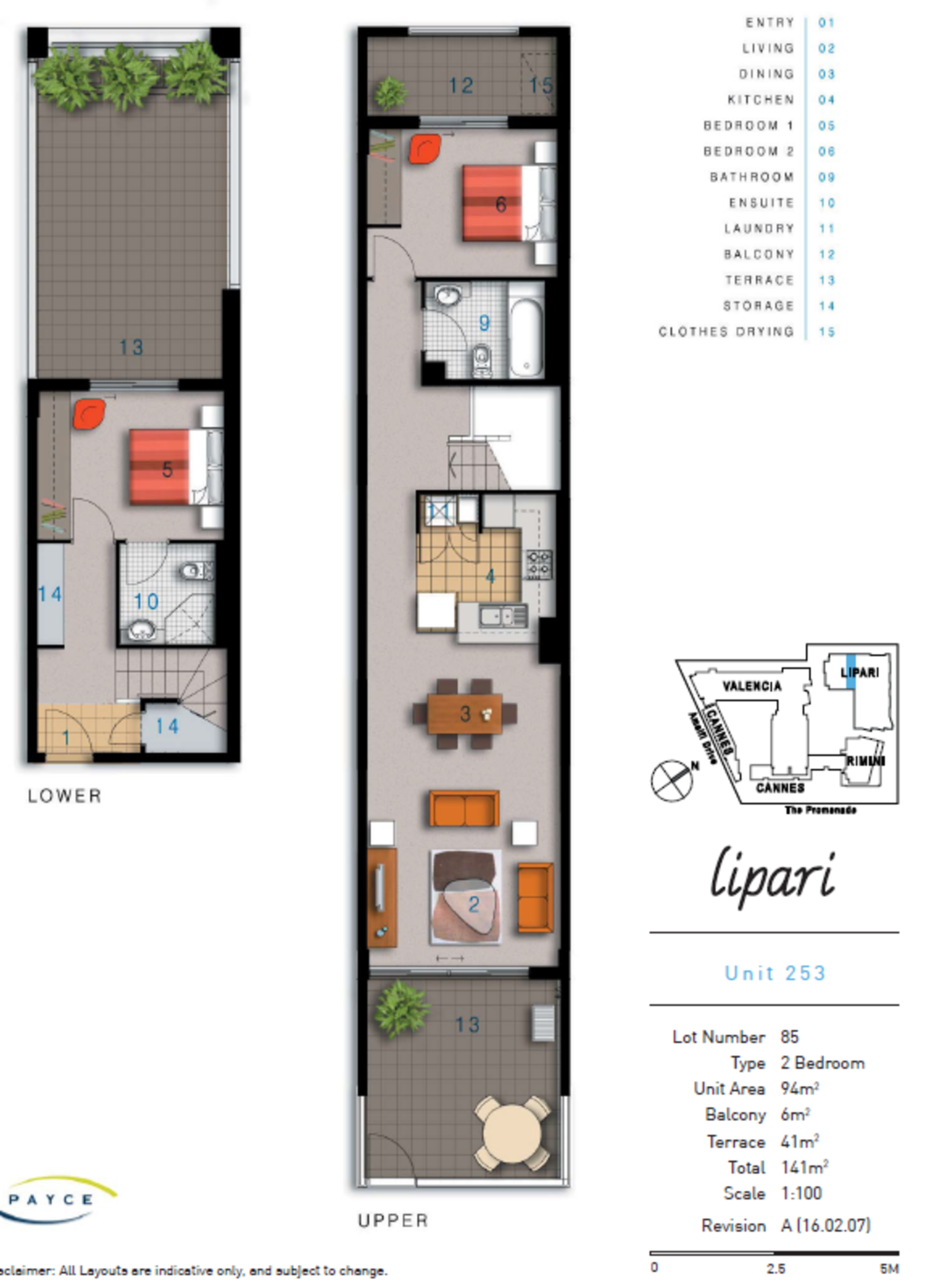 253/2a The Crescent, Wentworth Point Leased by Chidiac Realty - floorplan