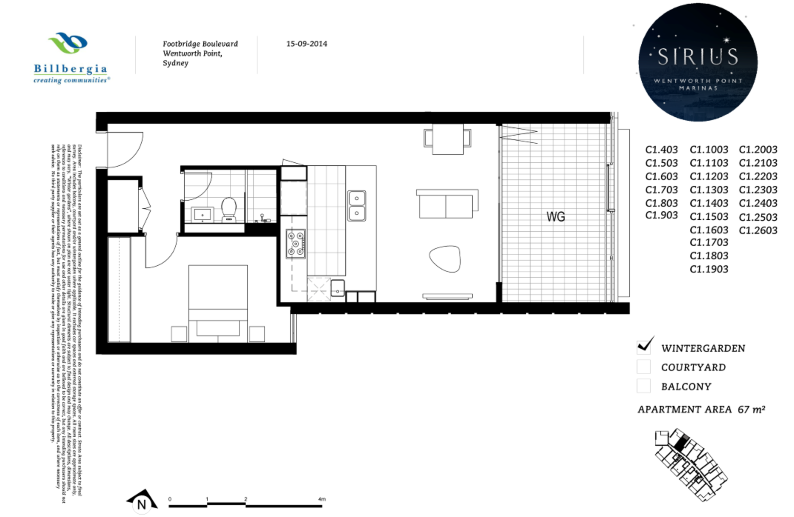 403/18 Footbridge Boulevard, Wentworth Point Leased by Chidiac Realty - floorplan