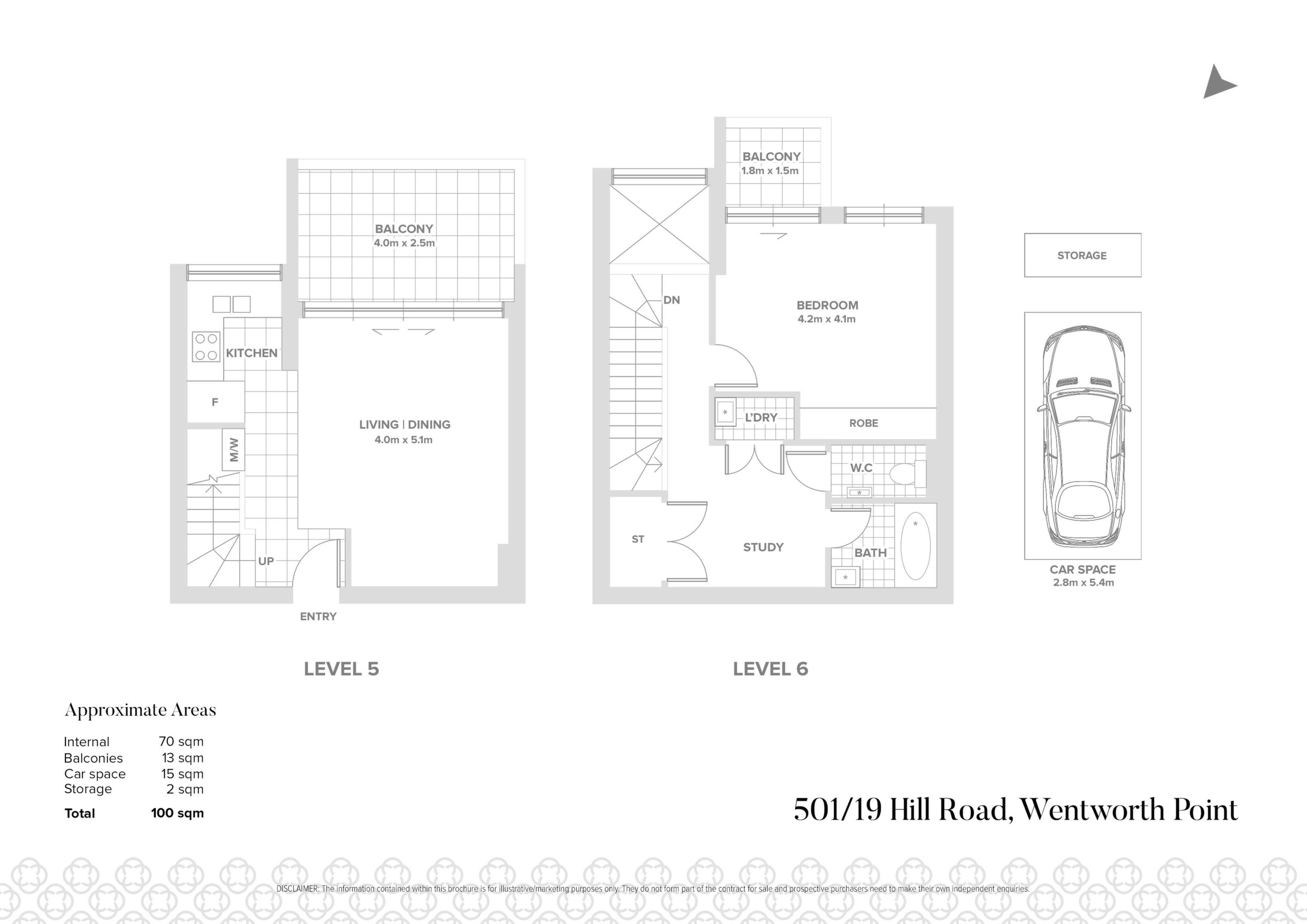 501/19 Hill Road, Wentworth Point Sold by Chidiac Realty - floorplan