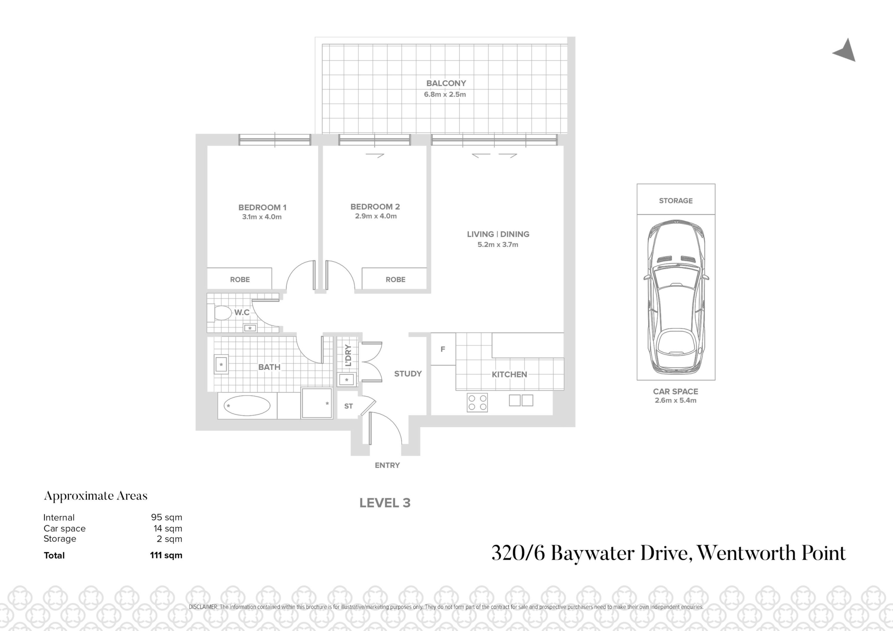 320/6 Baywater Drive, Wentworth Point Sold by Chidiac Realty - floorplan