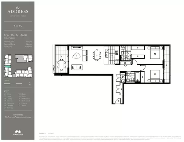 610/41 Hill Road, Wentworth Point Leased by Chidiac Realty - floorplan