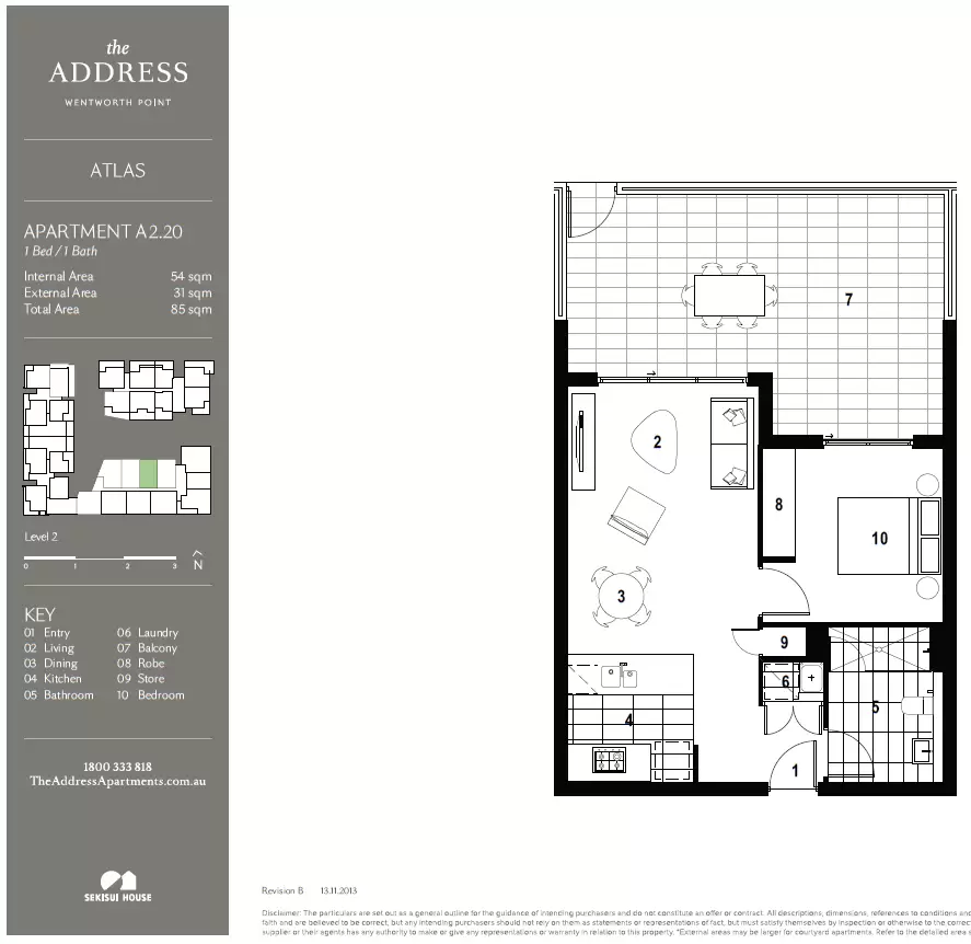 220/5 Verona Drive, Wentworth Point Leased by Chidiac Realty - floorplan