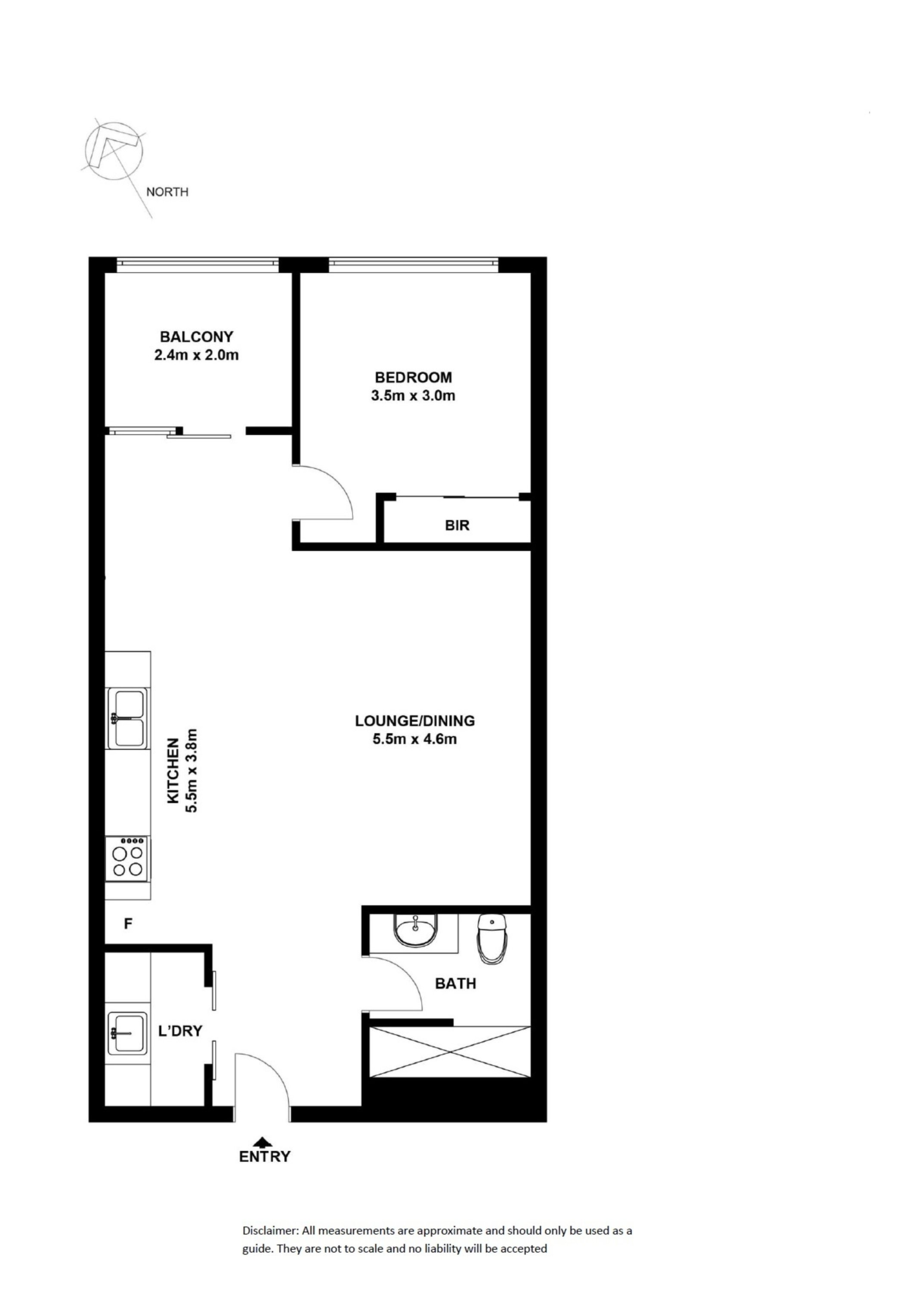 244/30 Baywater Drive, Wentworth Point Leased by Chidiac Realty - floorplan