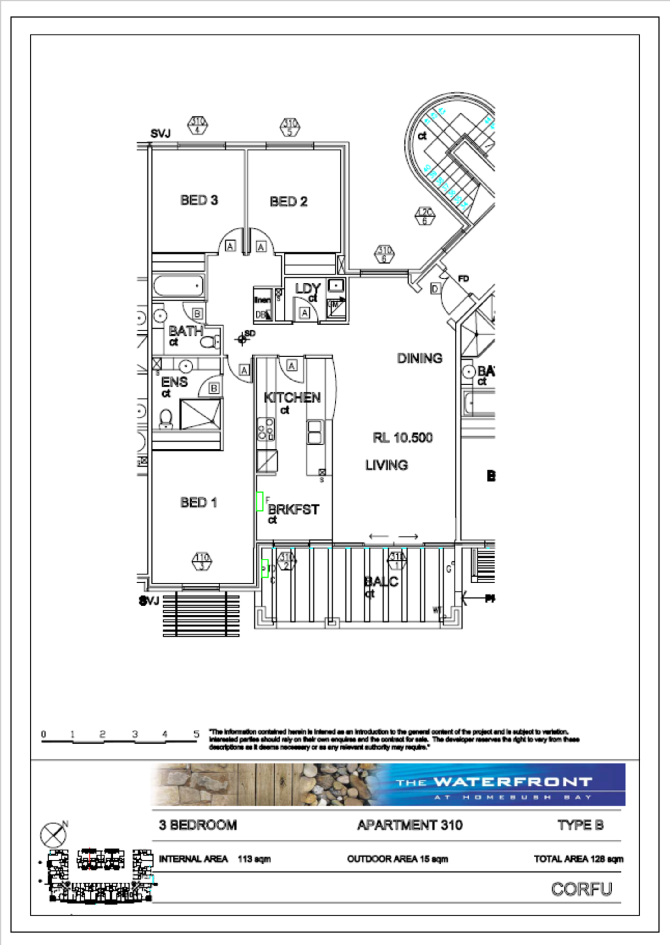 310/5 Stromboli Strait, Wentworth Point Leased by Chidiac Realty - floorplan