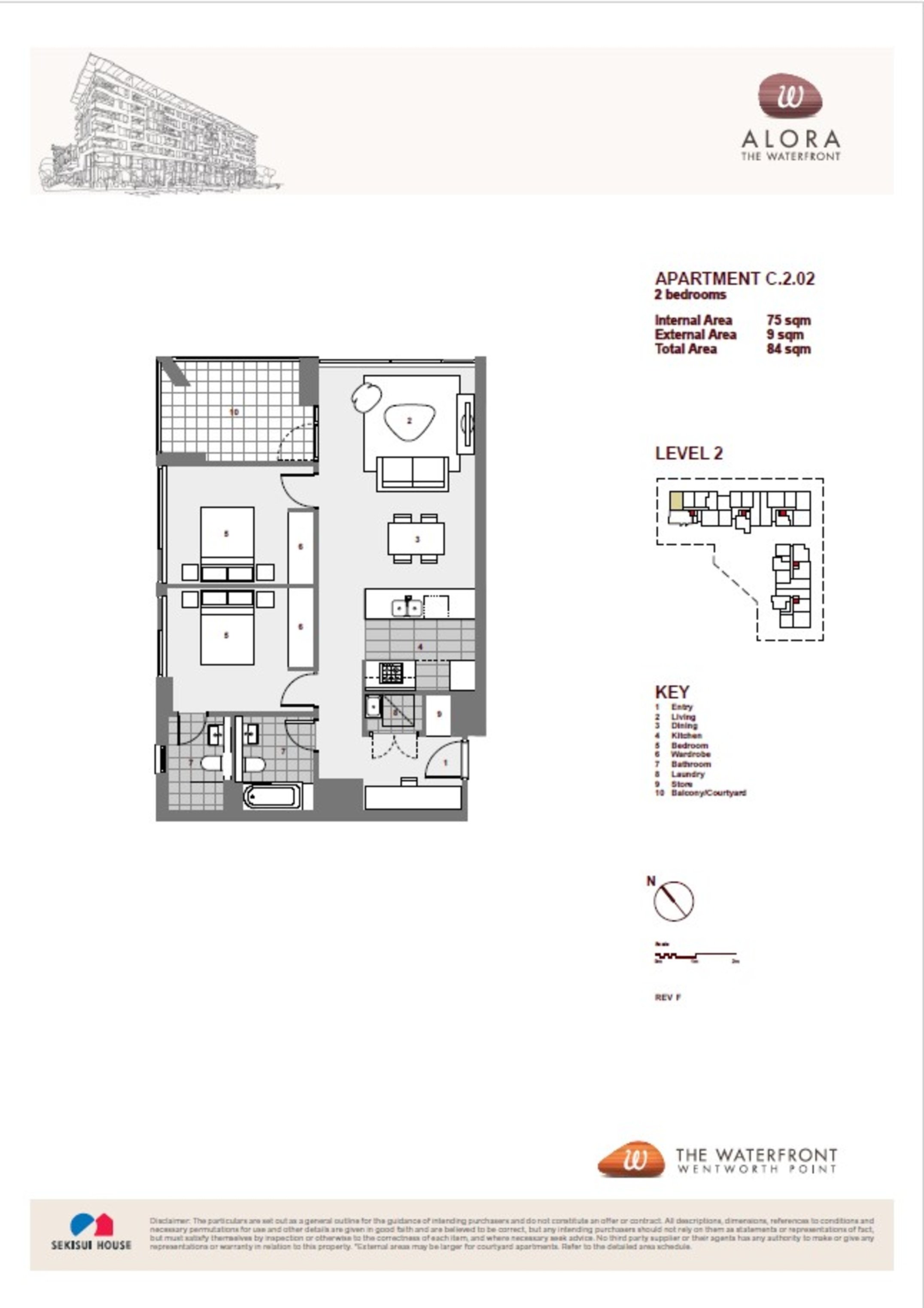 202/8 Nuvolari Place, Wentworth Point Leased by Chidiac Realty - floorplan