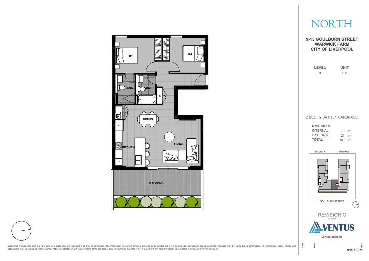 101/9-13 Goulburn Street, Warwick Farm Leased by Chidiac Realty - floorplan