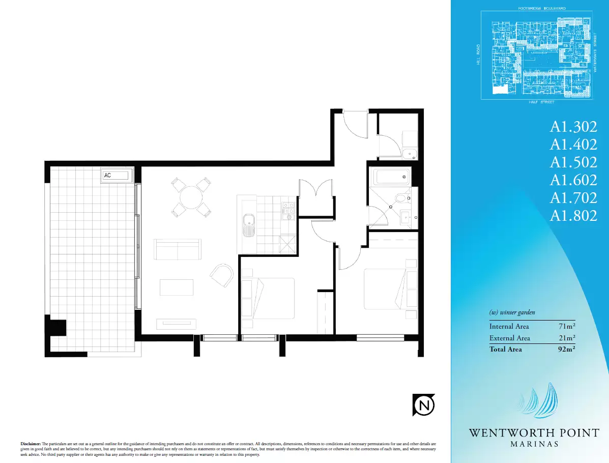 402/47 Hill Road, Wentworth Point Leased by Chidiac Realty - floorplan