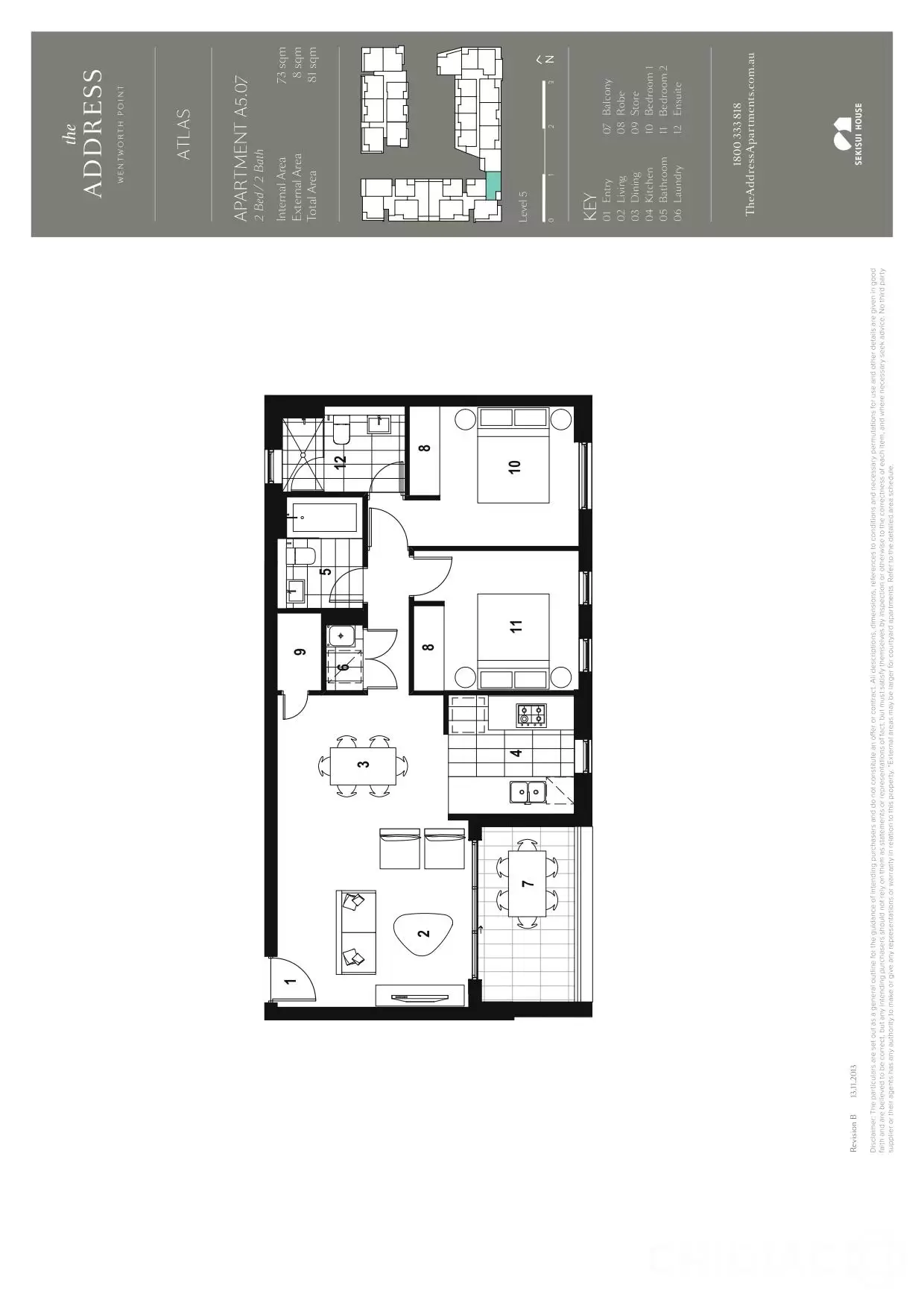 507/41 Hill Road, Wentworth Point Leased by Chidiac Realty - floorplan