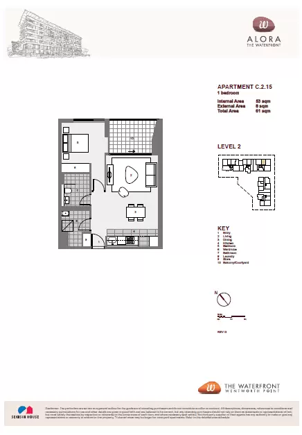 215/14 Nuvolari Place, Wentworth Point Leased by Chidiac Realty - floorplan