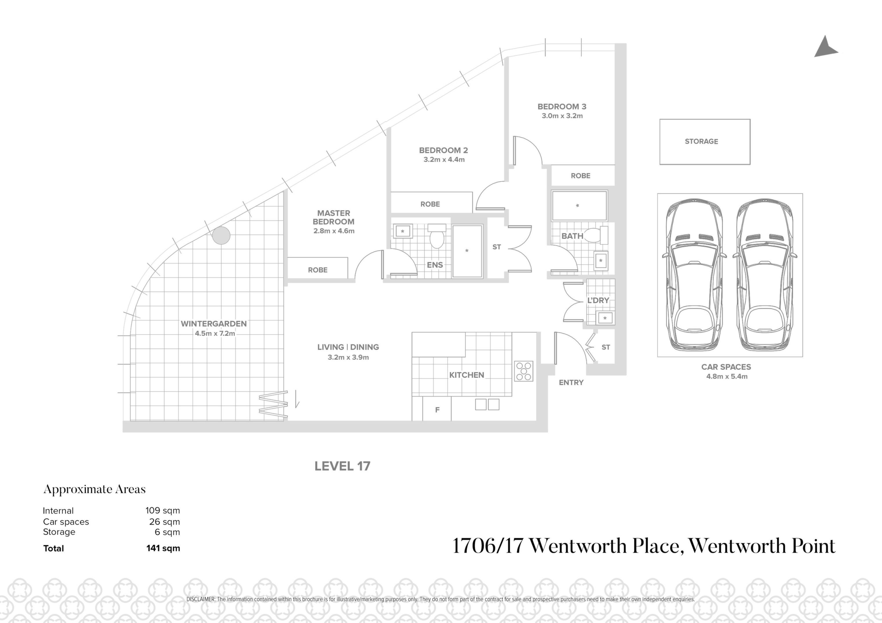 1706/17 Wentworth Place, Wentworth Point Sold by Chidiac Realty - floorplan