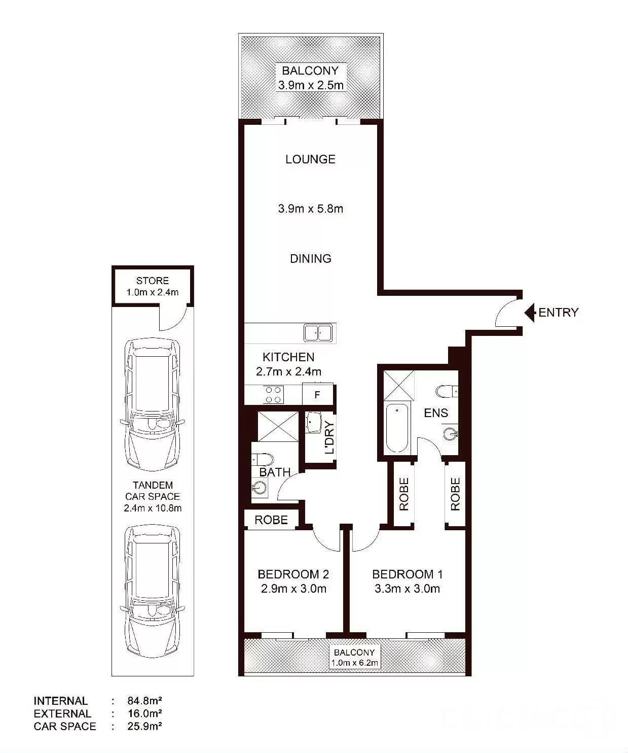 508/27 Hill Road, Wentworth Point Leased by Chidiac Realty - floorplan