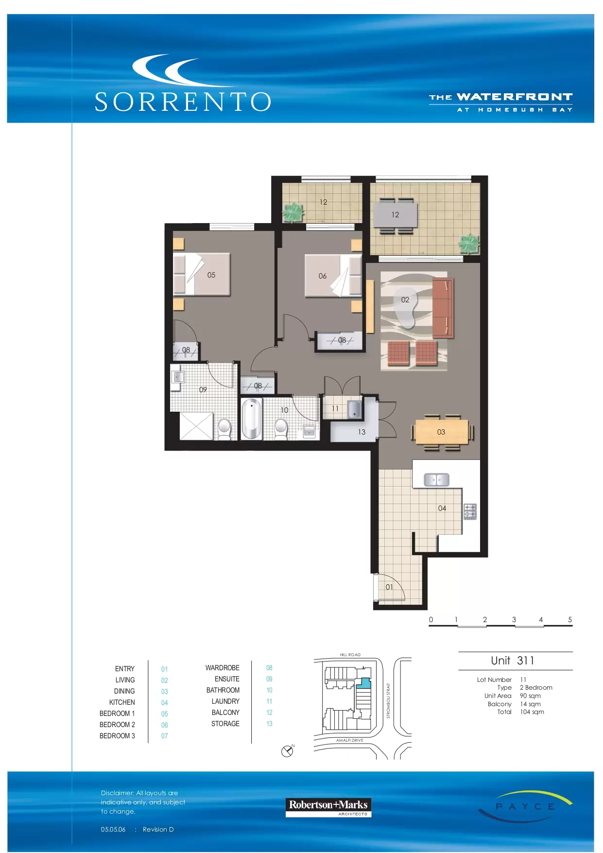 311/19 Hill Road, Wentworth Point Leased by Chidiac Realty - floorplan