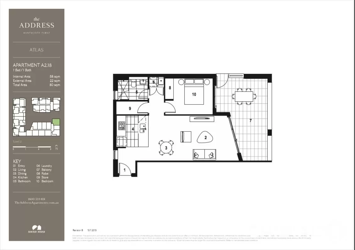 218/5 Verona Drive, Wentworth Point Leased by Chidiac Realty - floorplan