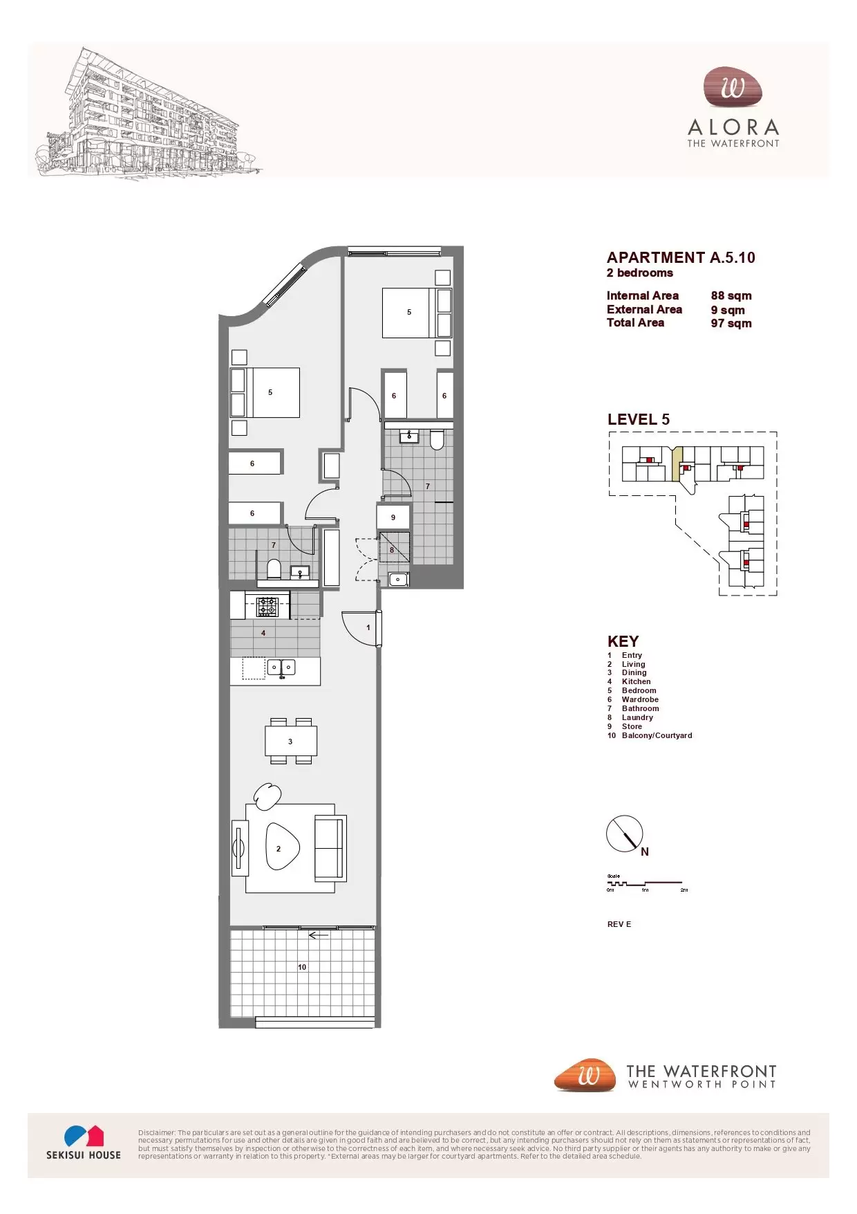 510/15 Baywater Drive, Wentworth Point Leased by Chidiac Realty - floorplan