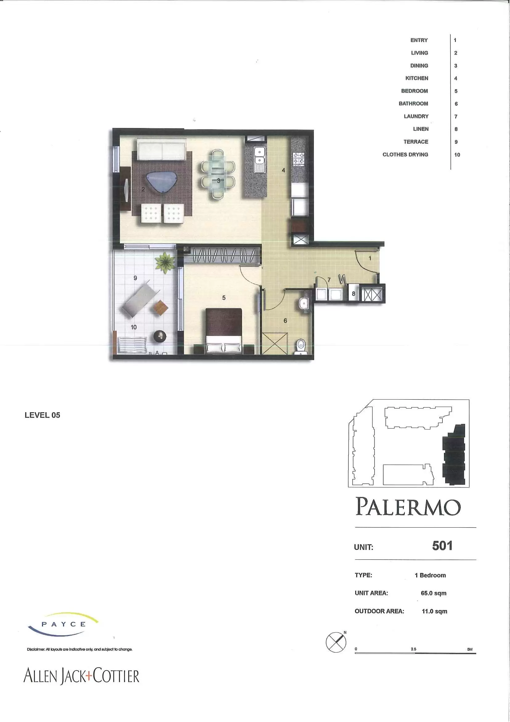 501/4 Nuvolari Place, Wentworth Point Leased by Chidiac Realty - floorplan