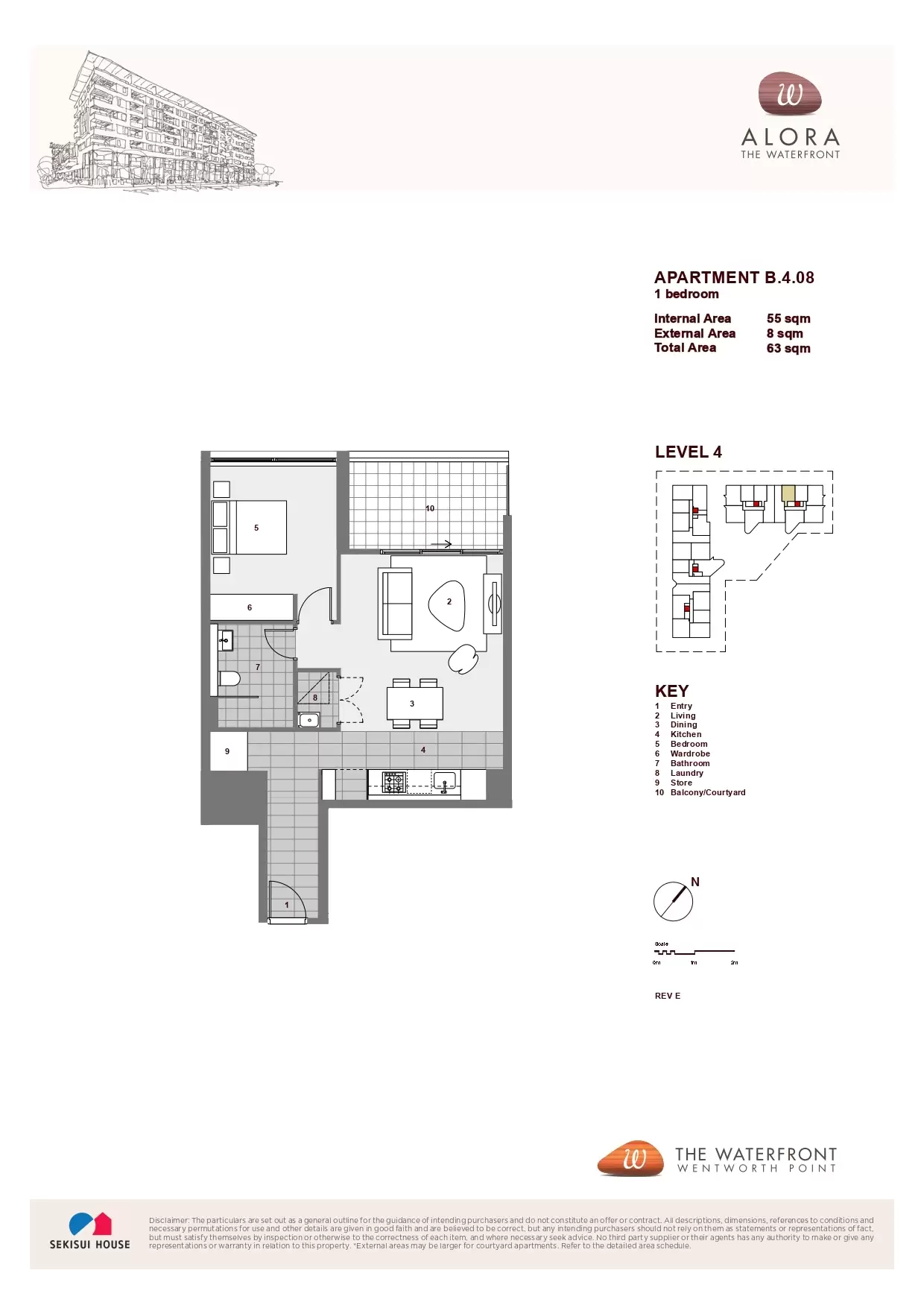 408/16 Savona Drive, Wentworth Point Leased by Chidiac Realty - floorplan