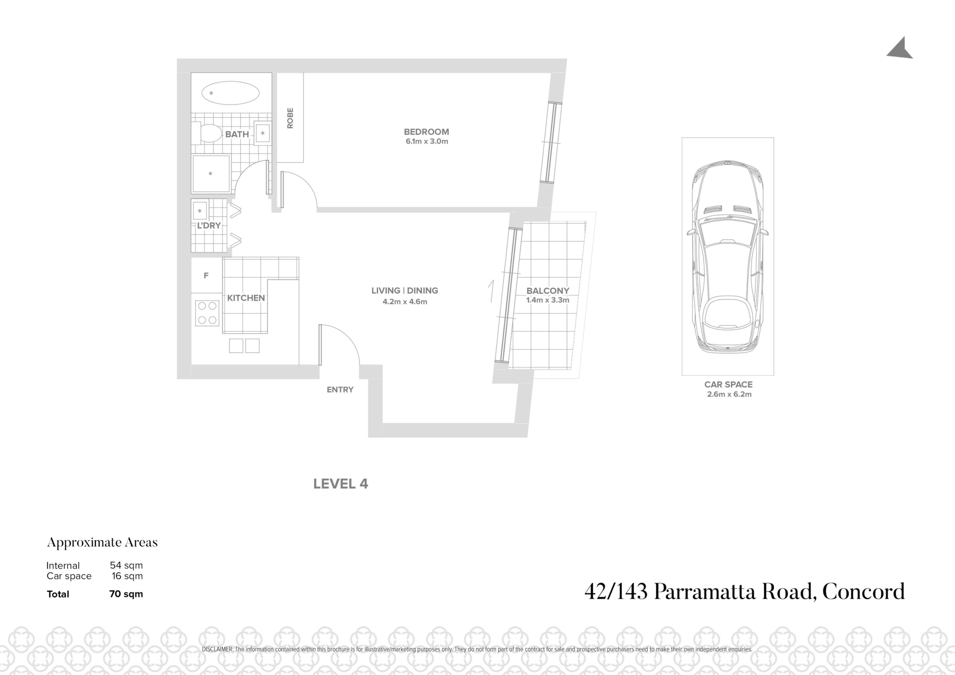 42/143-147 Parramatta Road, Concord Sold by Chidiac Realty - floorplan