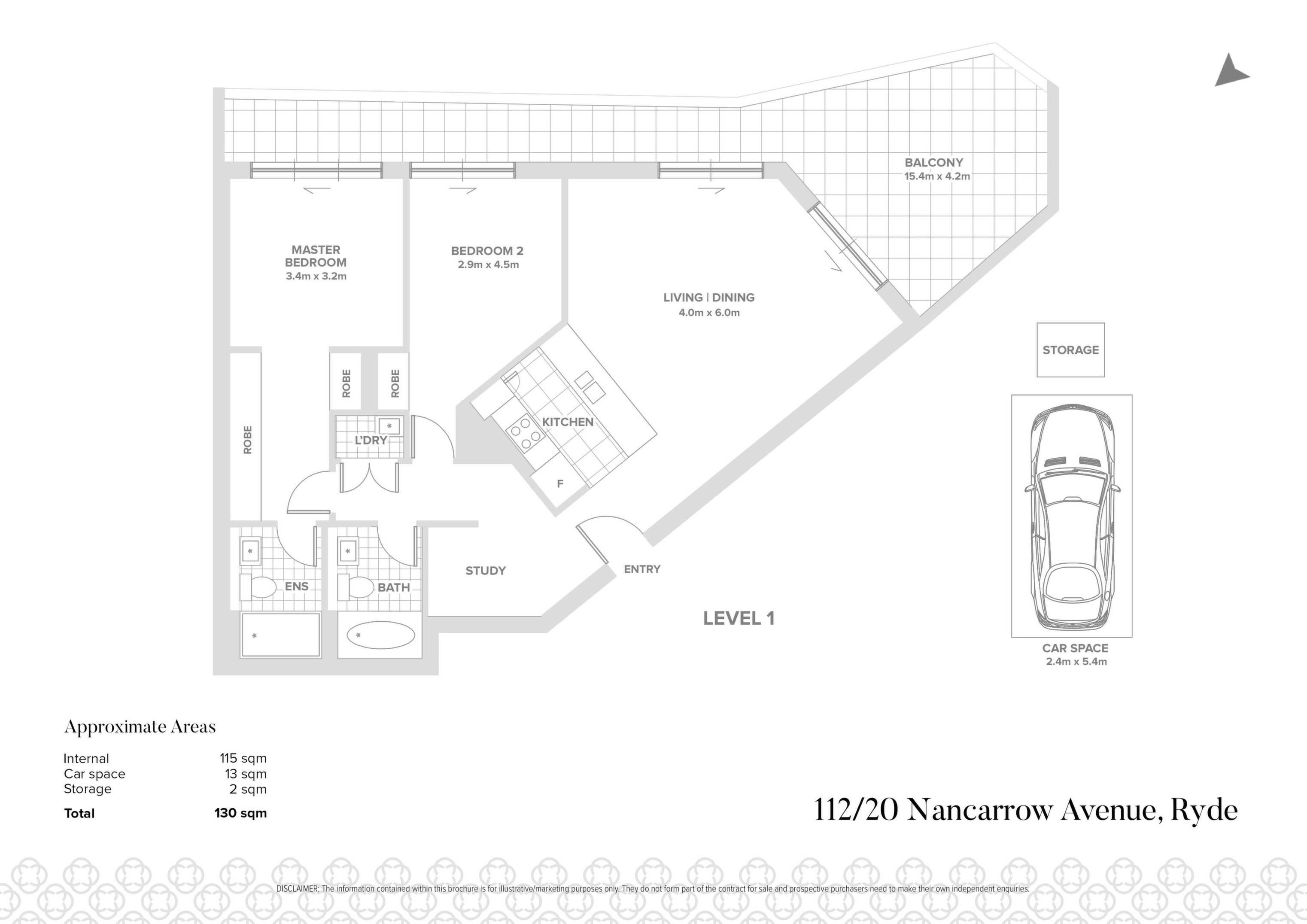 112/20 Nancarrow Avenue, Ryde Sold by Chidiac Realty - floorplan