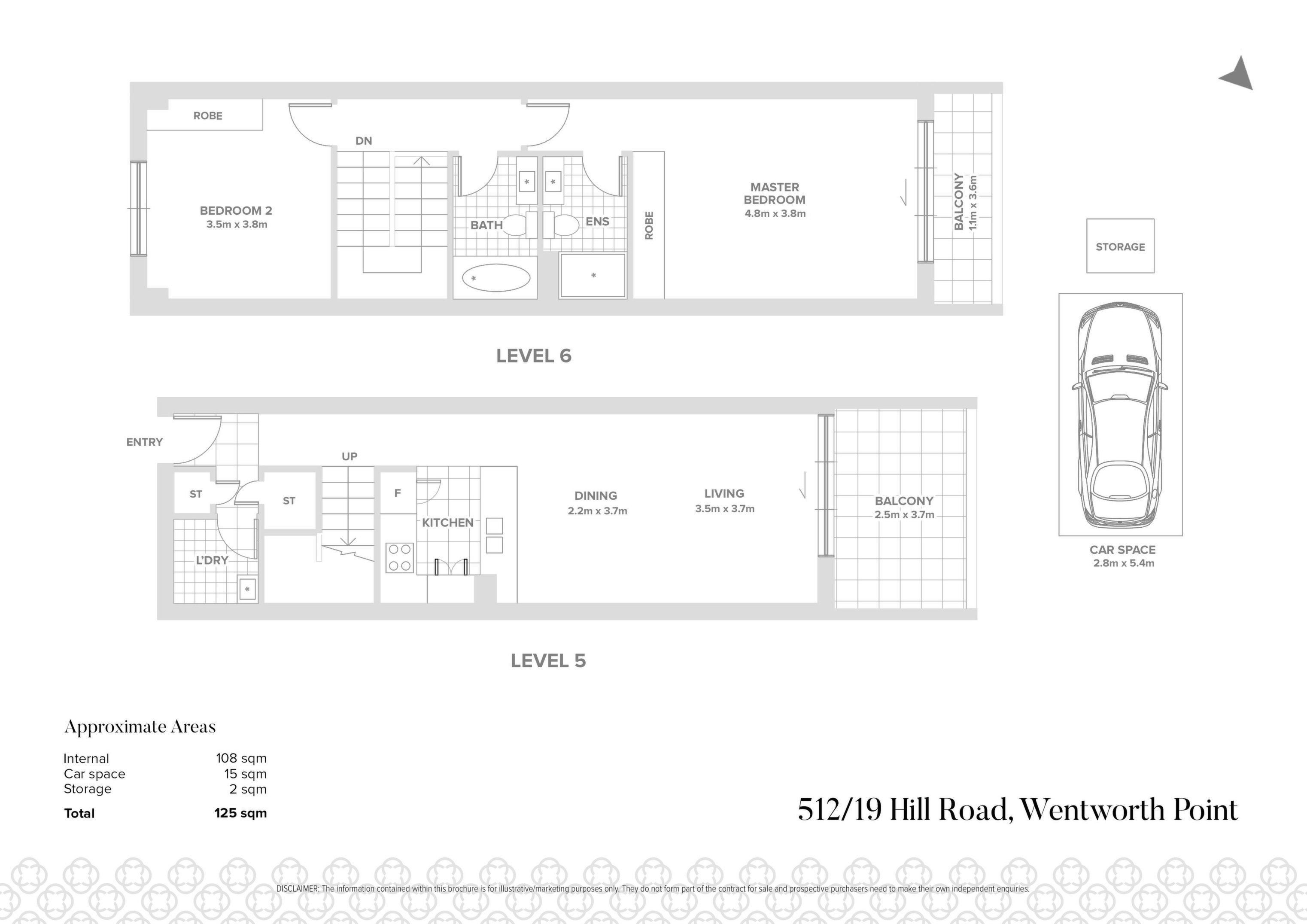 512/19 Hill Road, Wentworth Point Sold by Chidiac Realty - floorplan