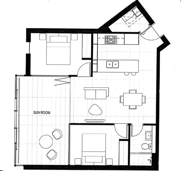 409/26 Footbridge Boulevard, Wentworth Point Leased by Chidiac Realty - floorplan