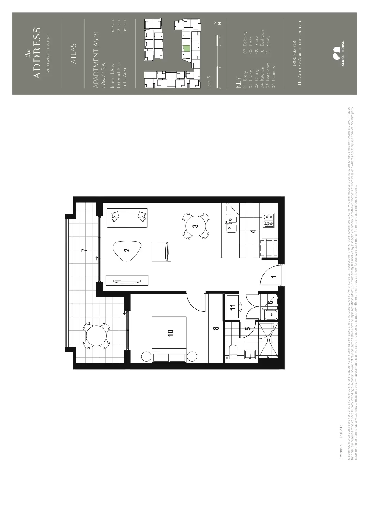 521/5 Verona Drive, Wentworth Point Leased by Chidiac Realty - floorplan