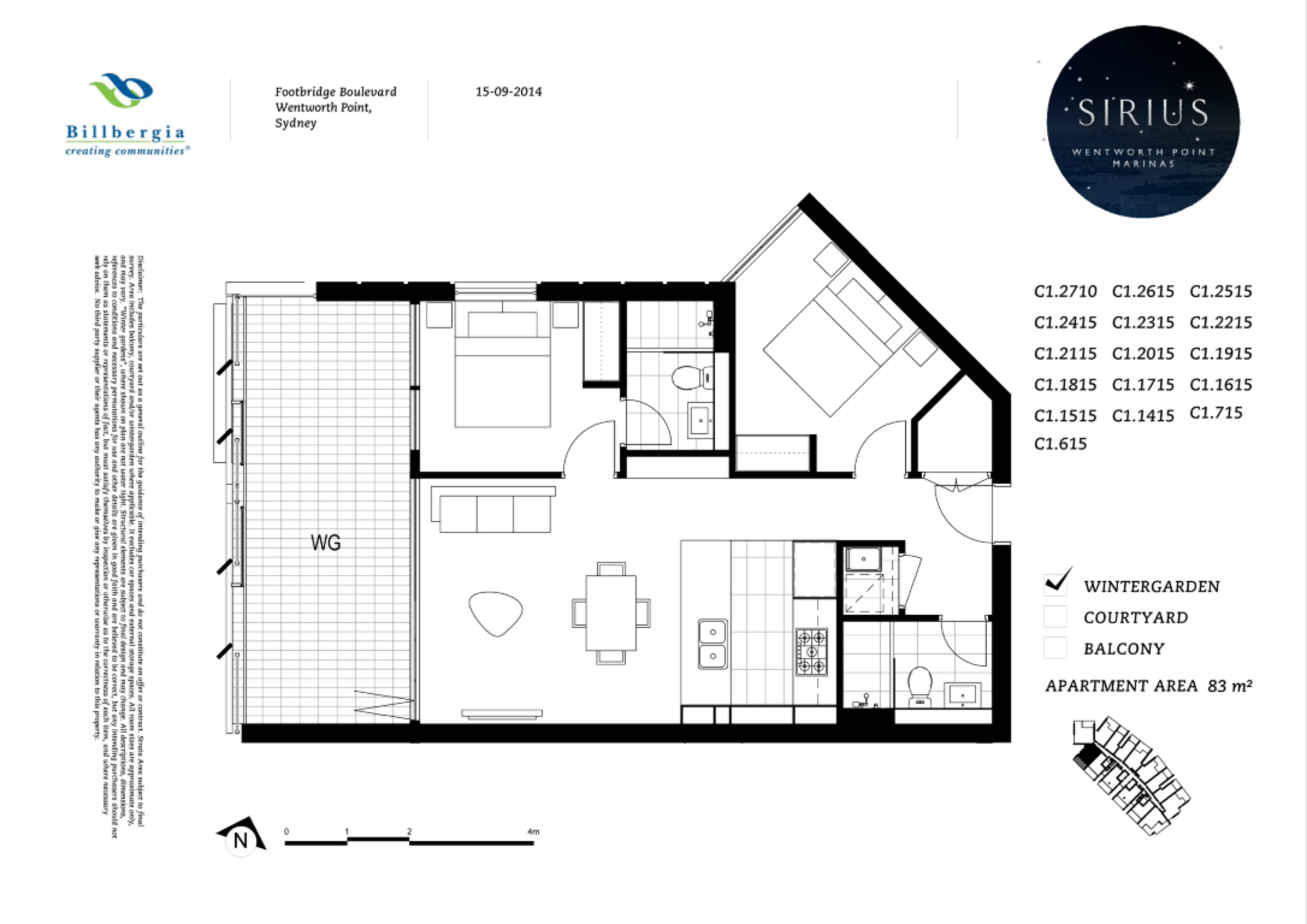 2015/18 Footbridge Boulevard, Wentworth Point Leased by Chidiac Realty - floorplan