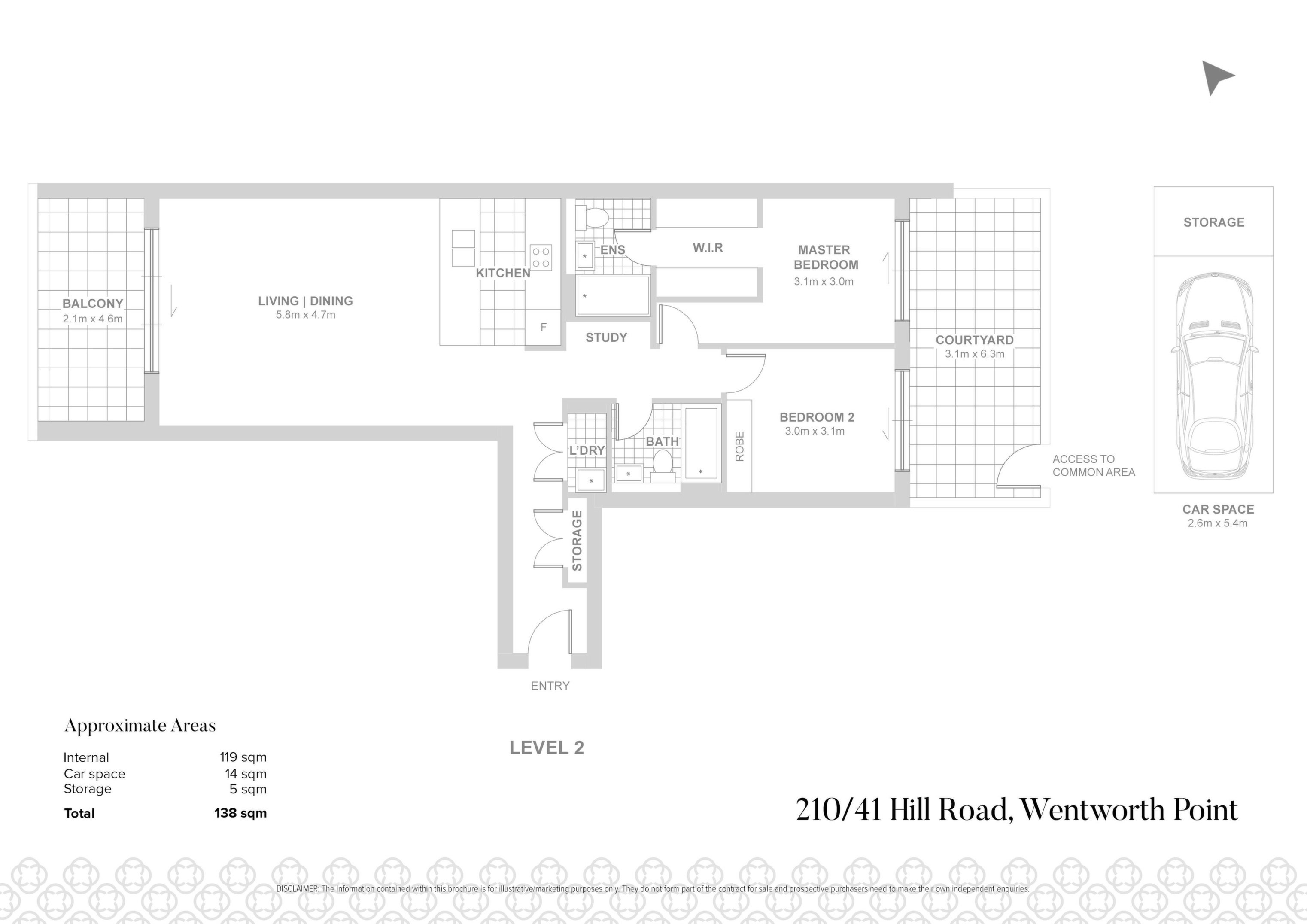 210/41 Hill Road, Wentworth Point Sold by Chidiac Realty - floorplan